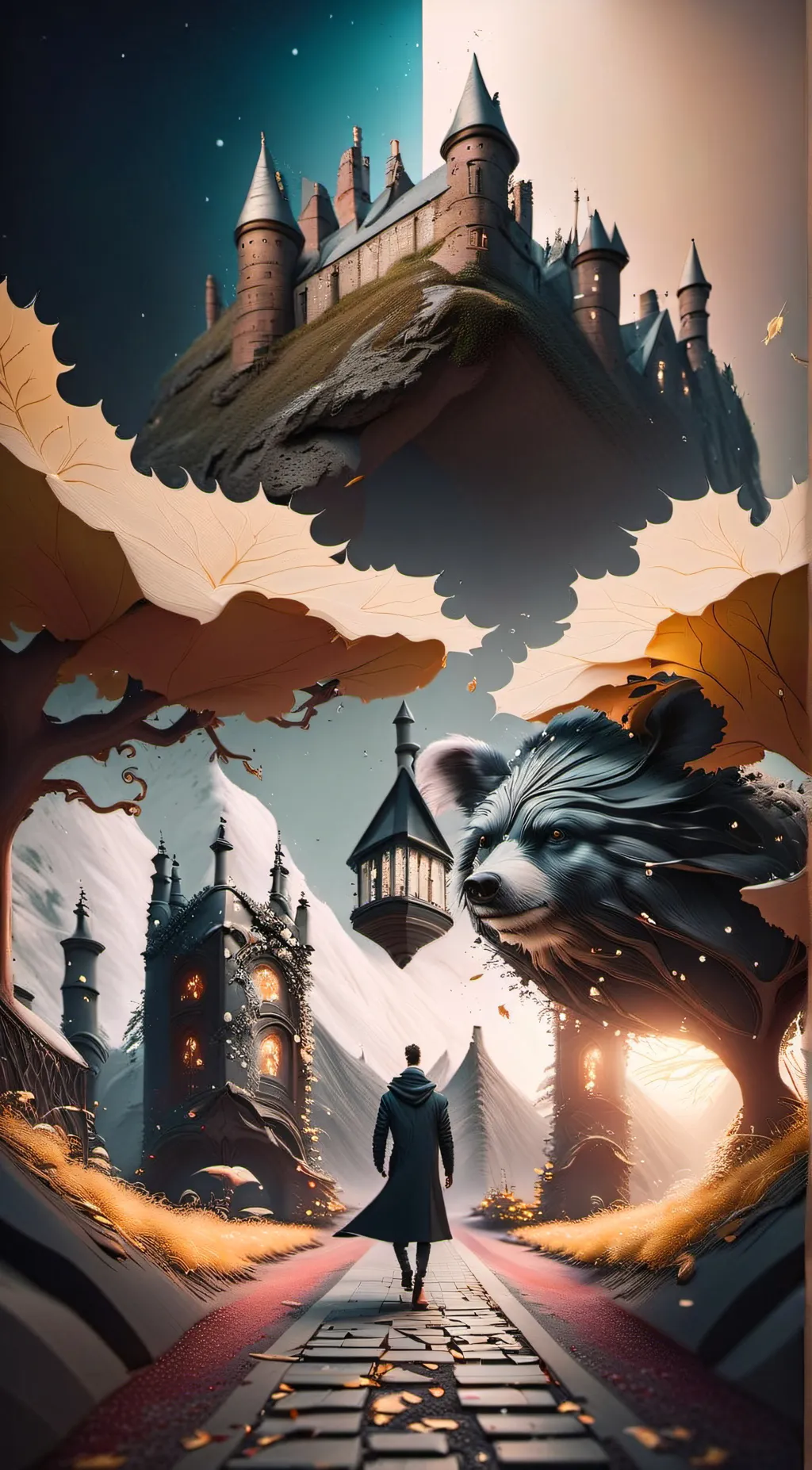 ai character: Hogwards background