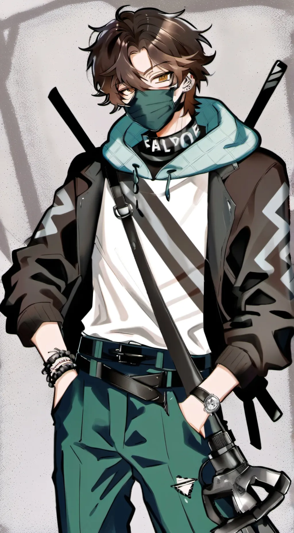 ai character: Ticci Toby background