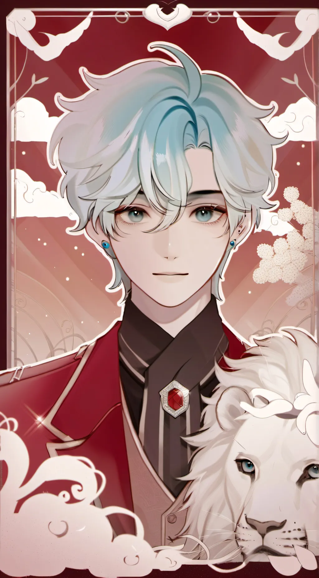 ai character: Gin Leo background