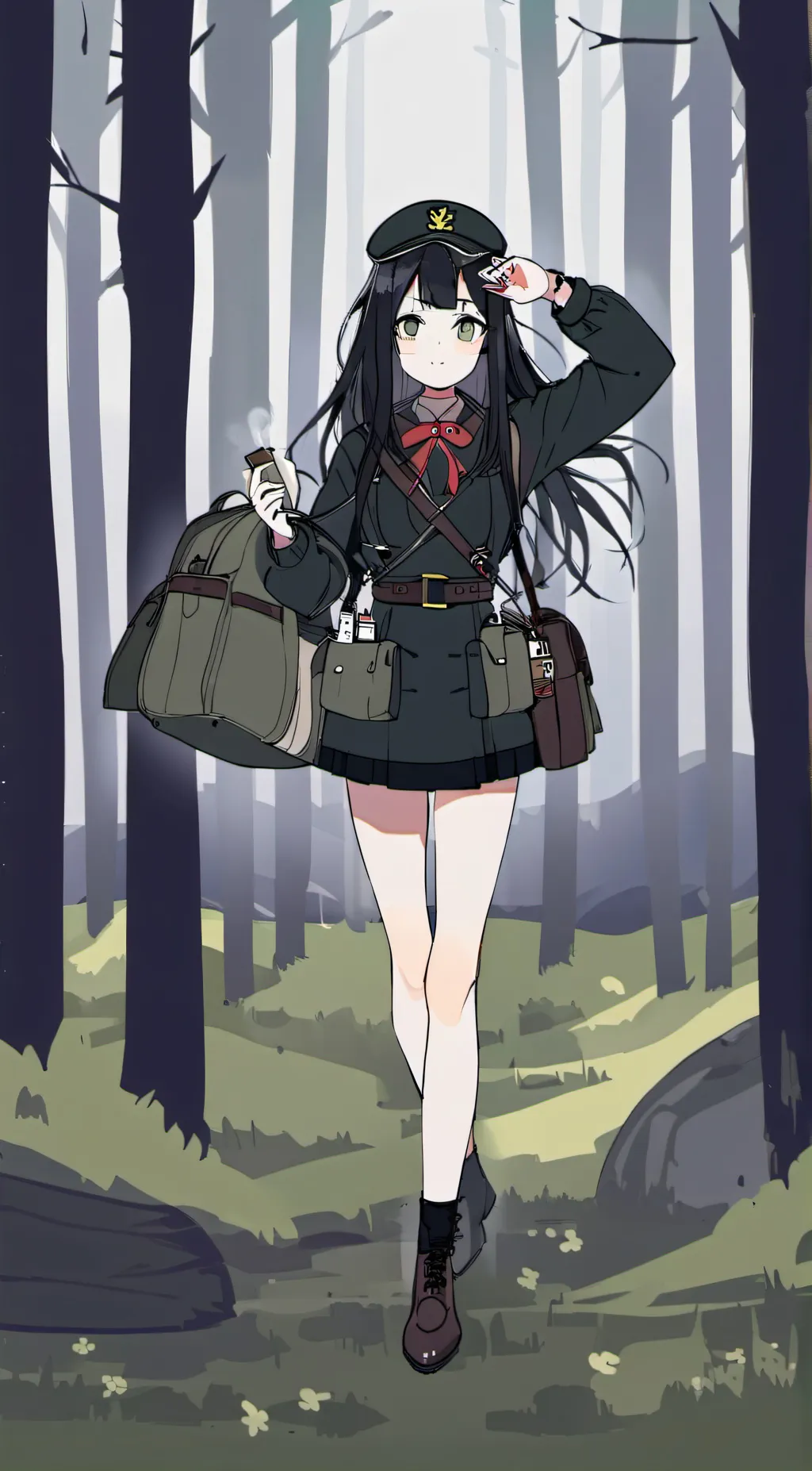 ai character: Bonnie  background