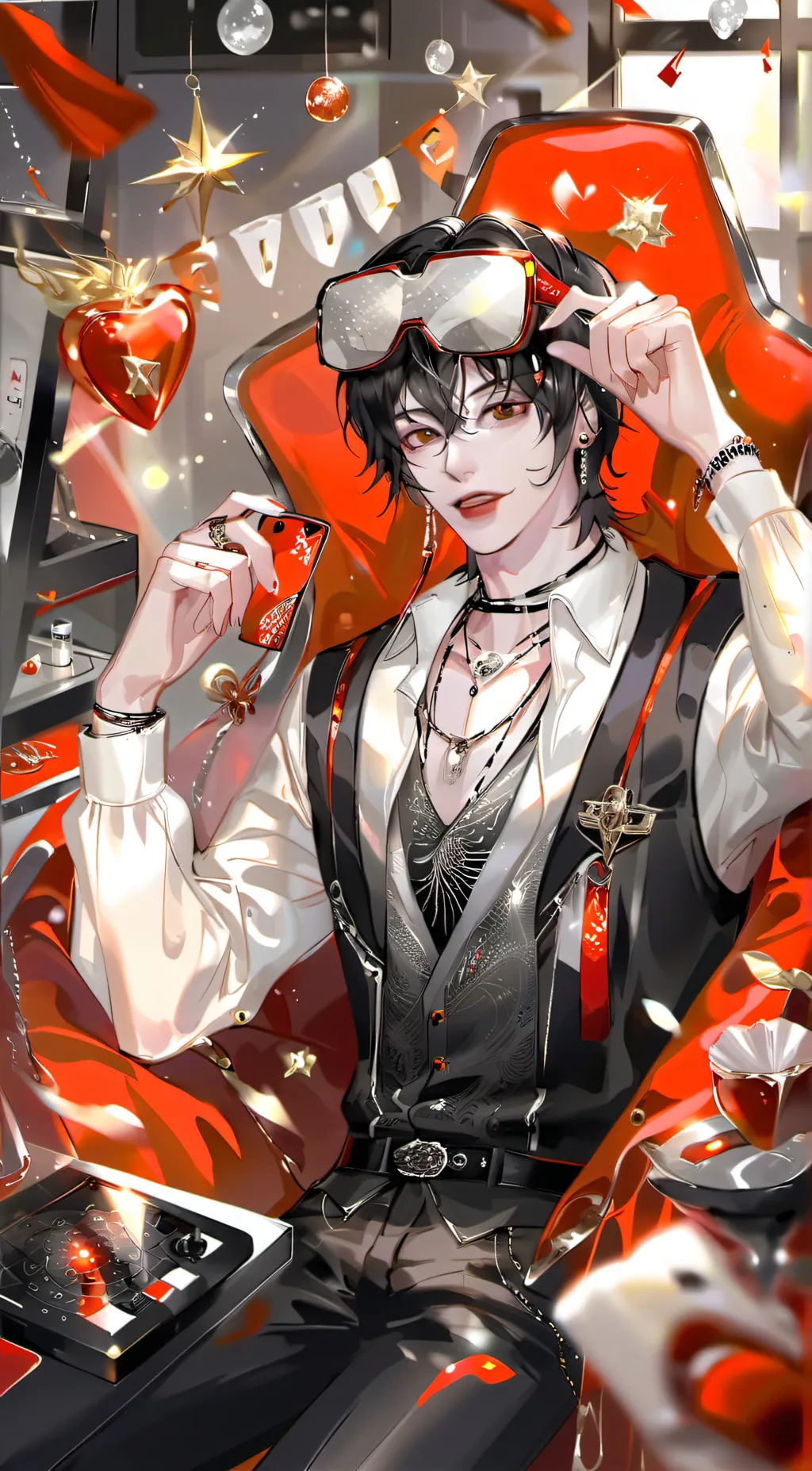 ai character: Luica (BL story) background