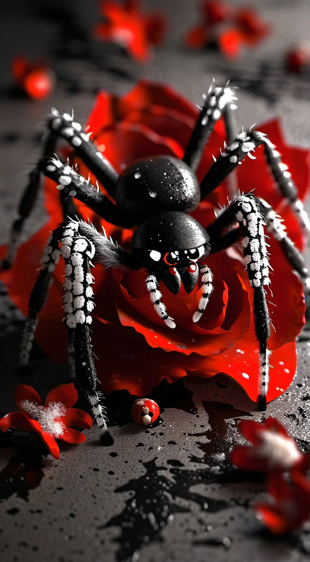 ai character: Spider background