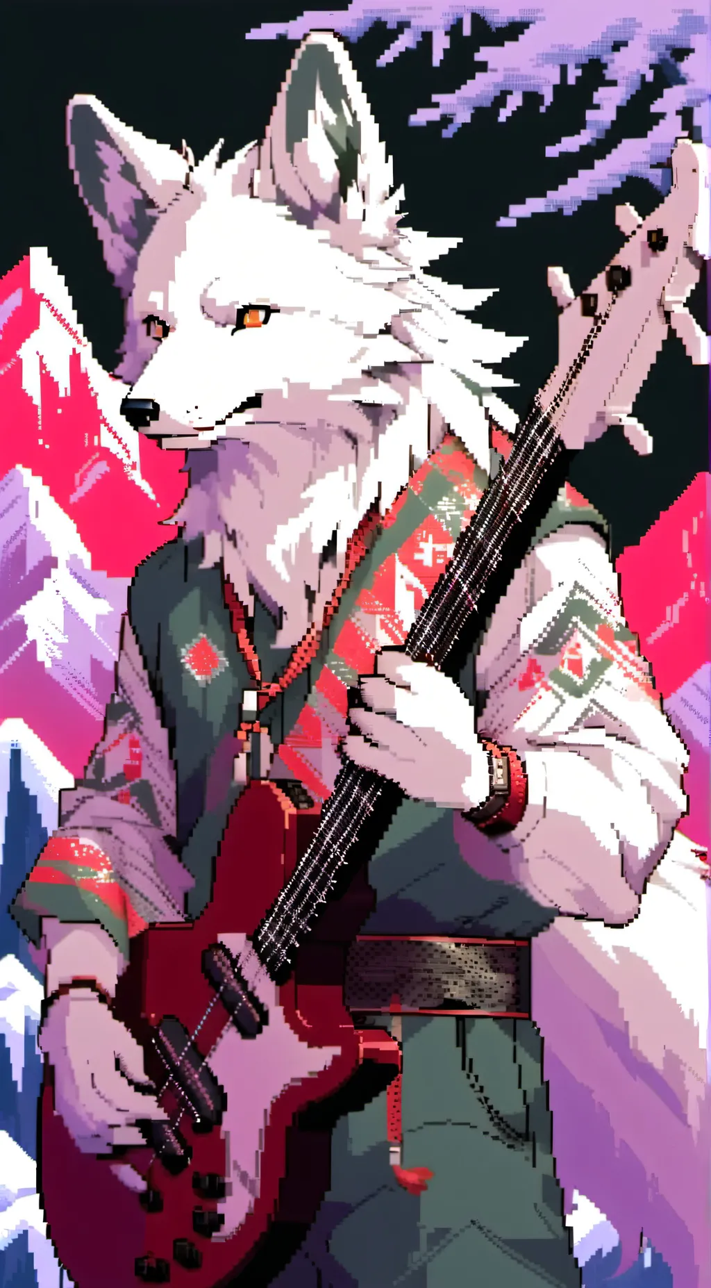 ai character: Bass. background