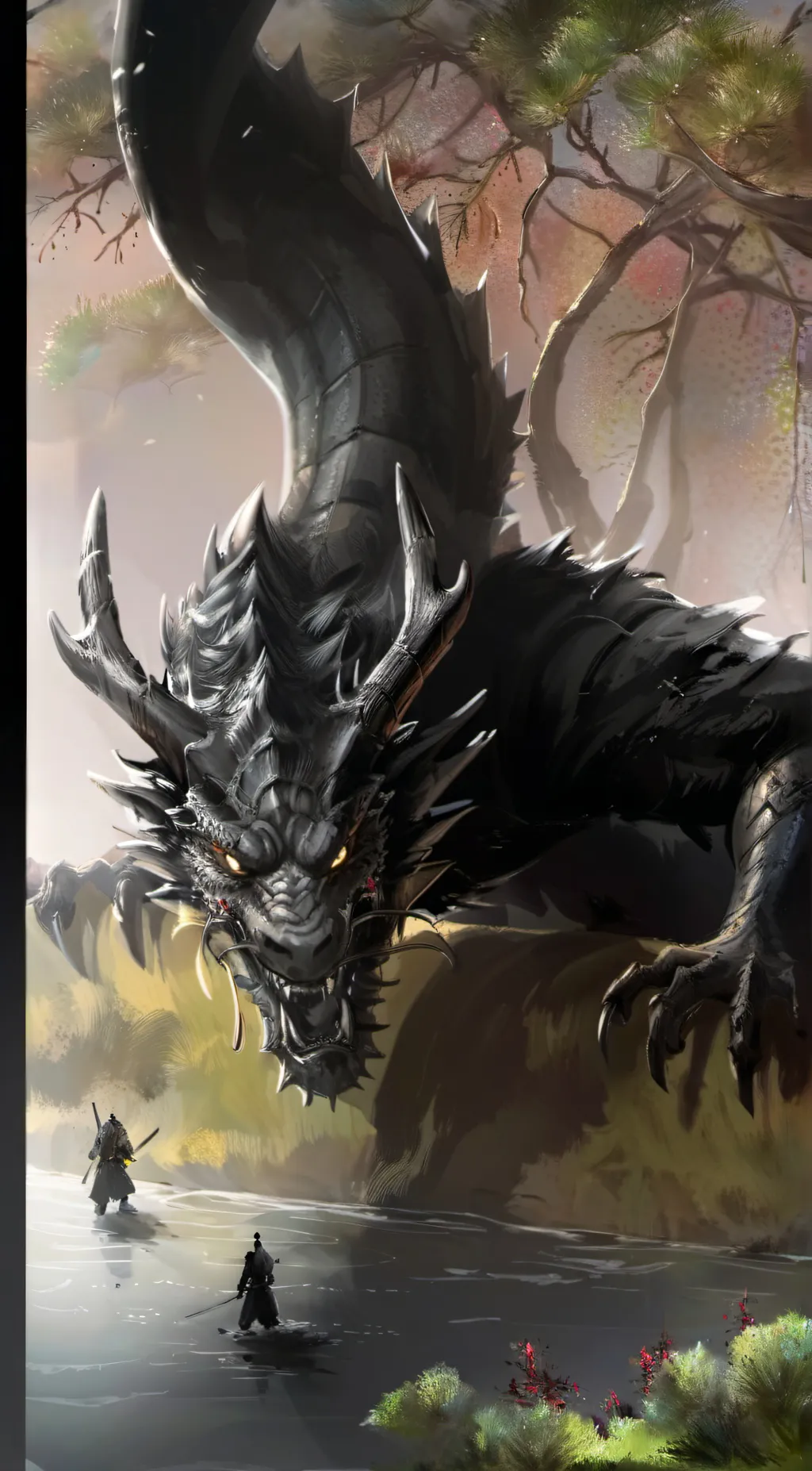 ai character: demon slayer background