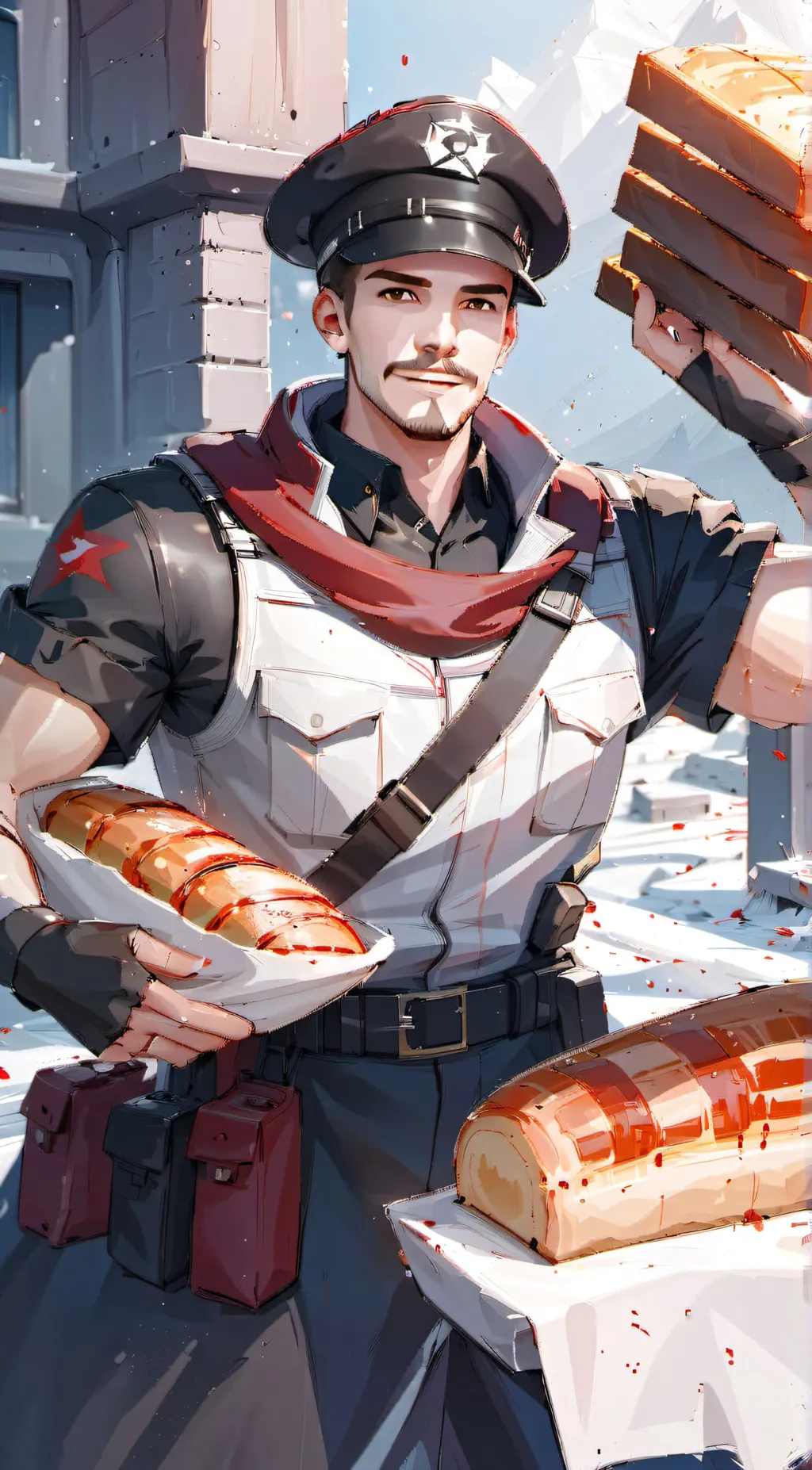 ai character: Soldier (TF2) background