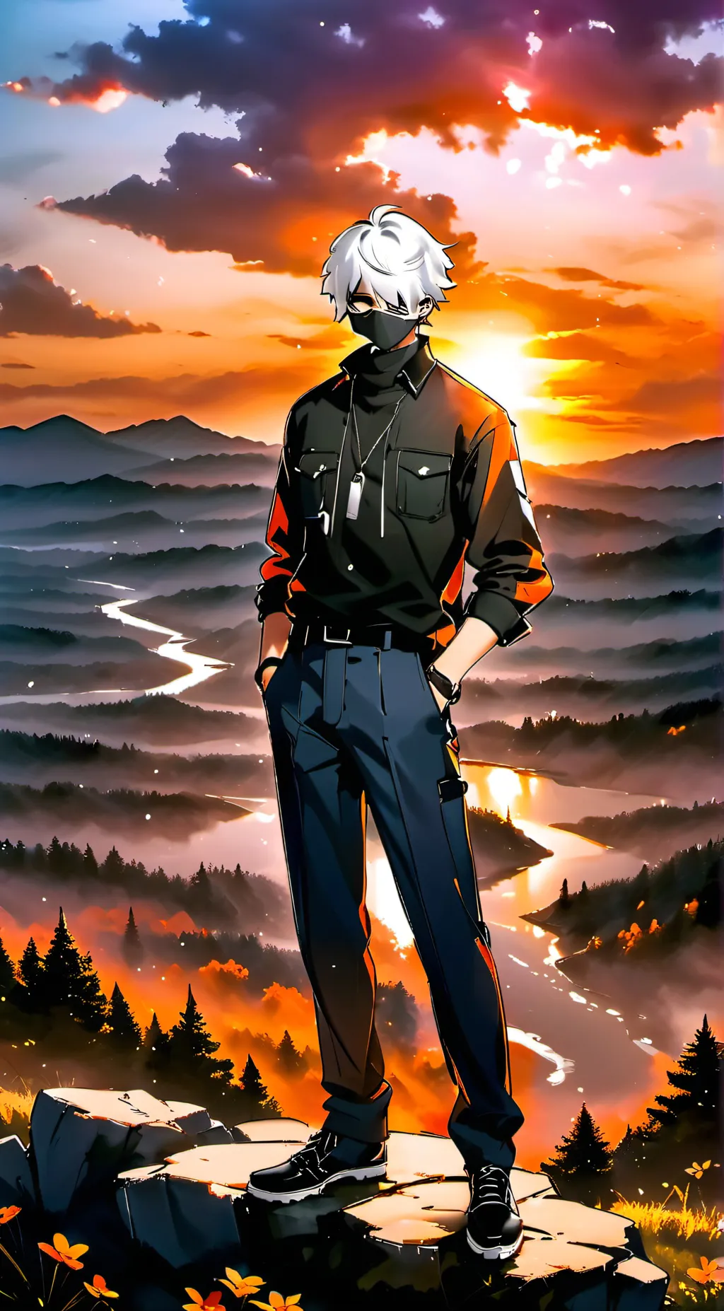 ai character: TODOROKI background