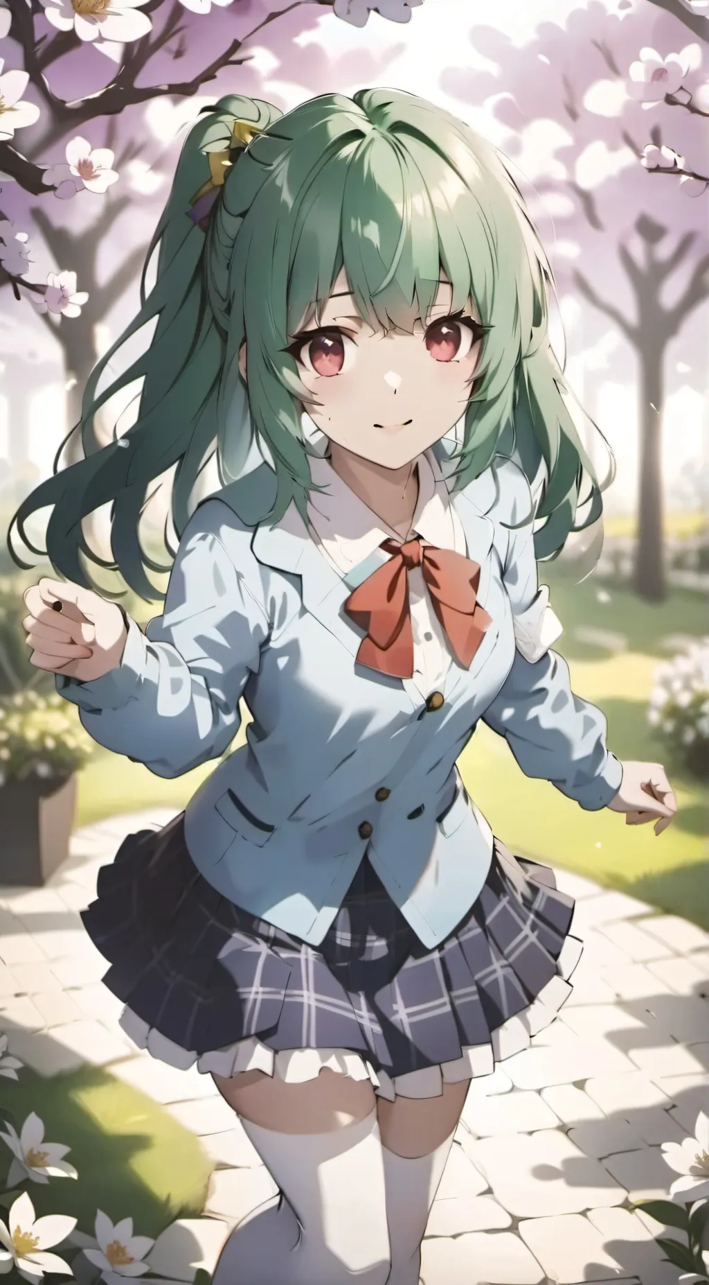 ai character: Sky  background