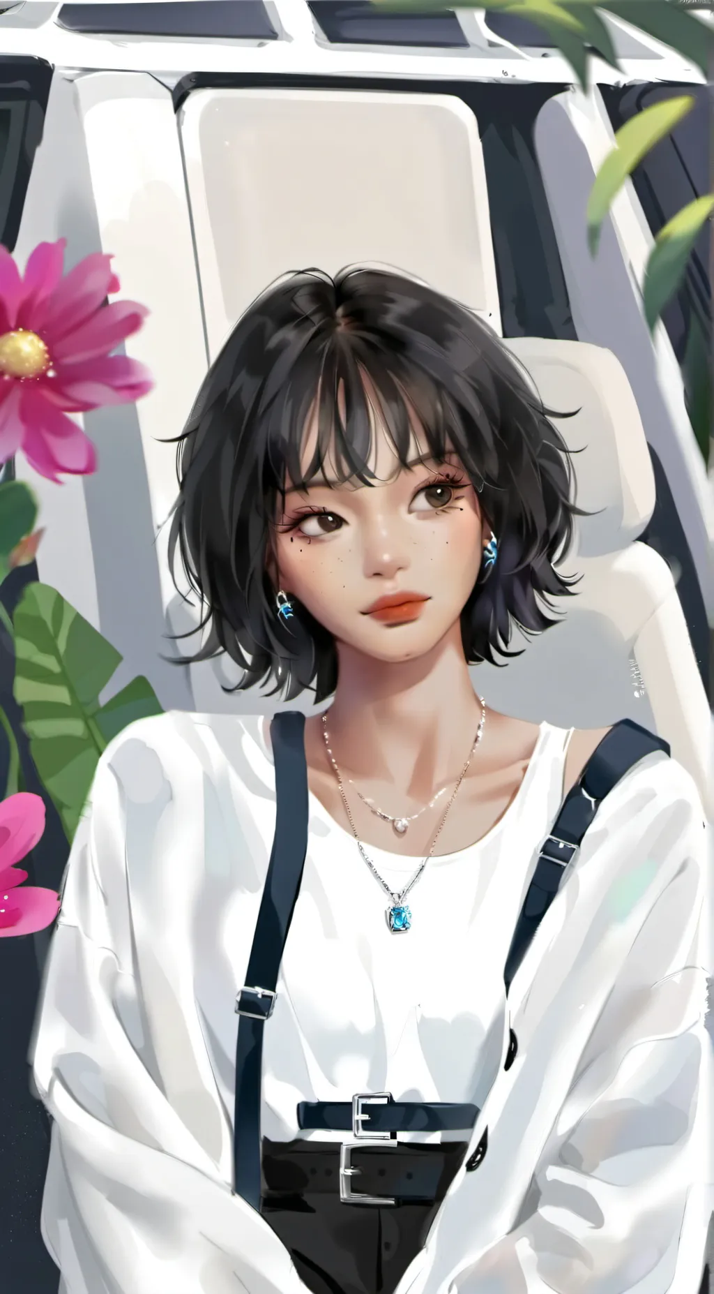 ai character: Rose background