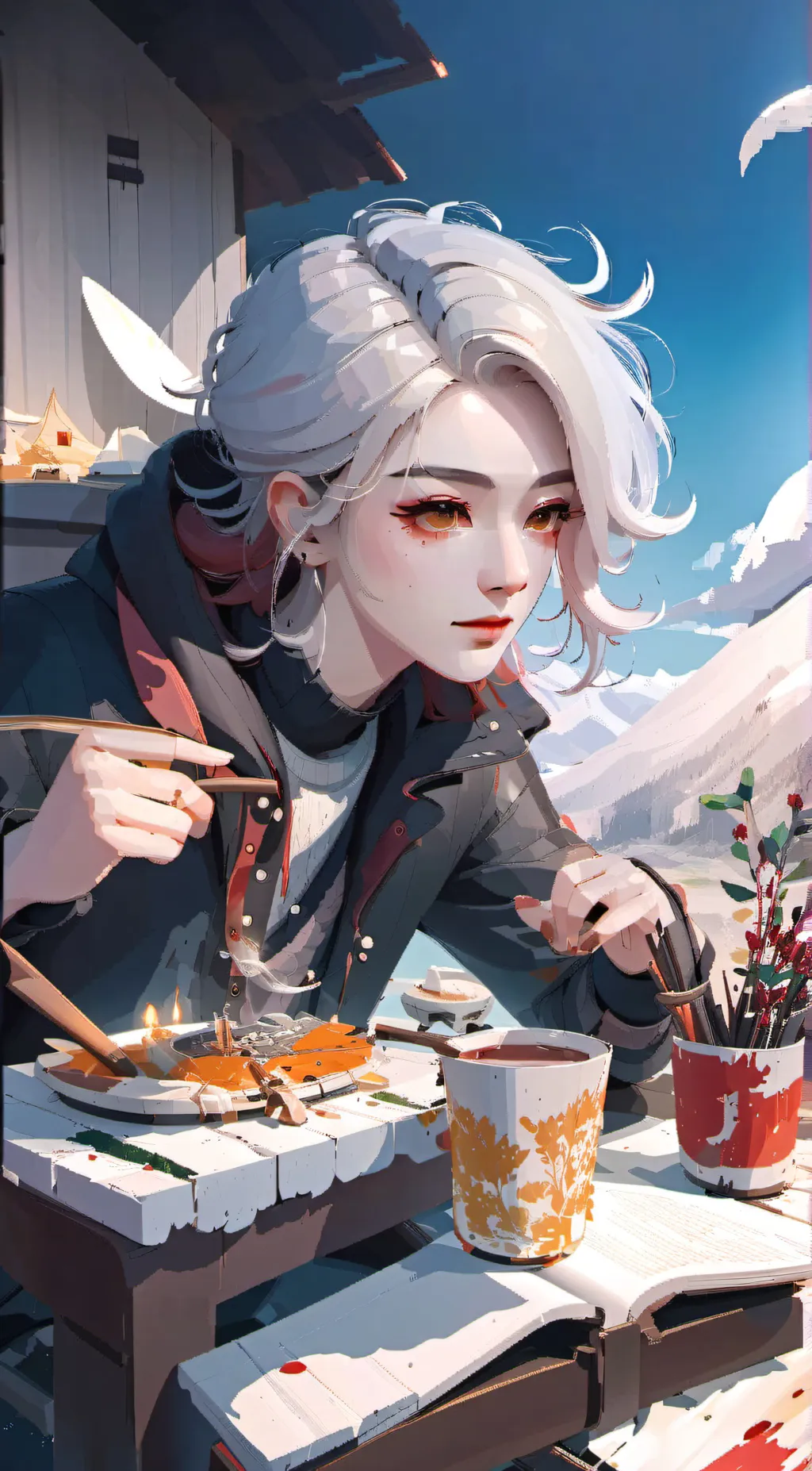 ai character: Lilly  background