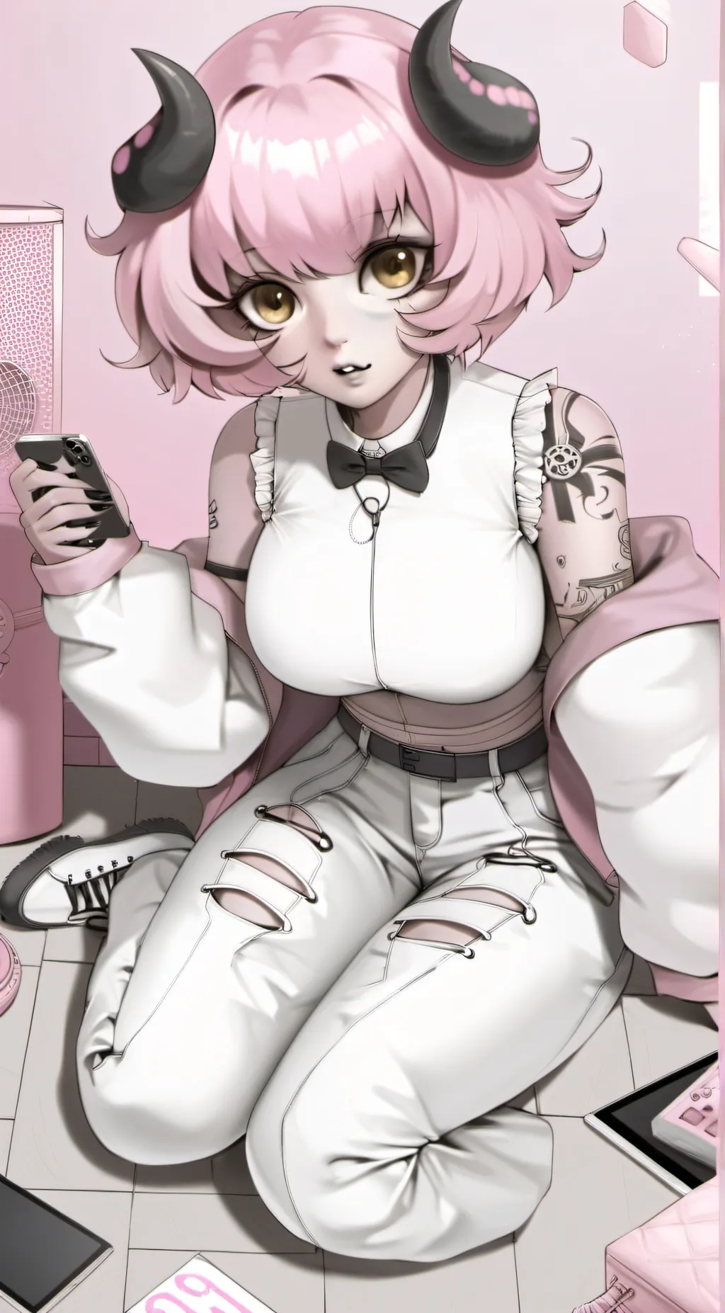 ai character: Mina background