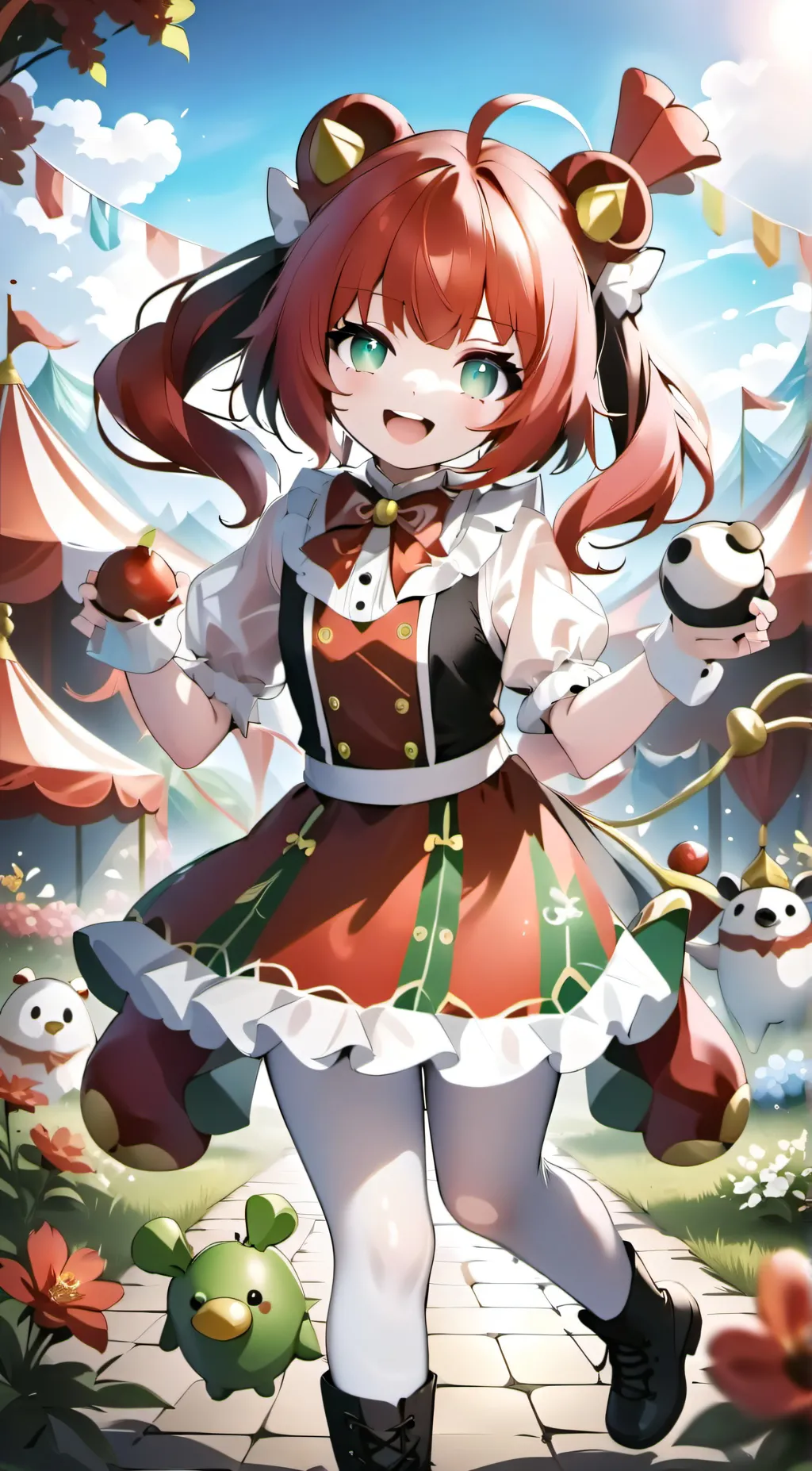 ai character: Circus baby background