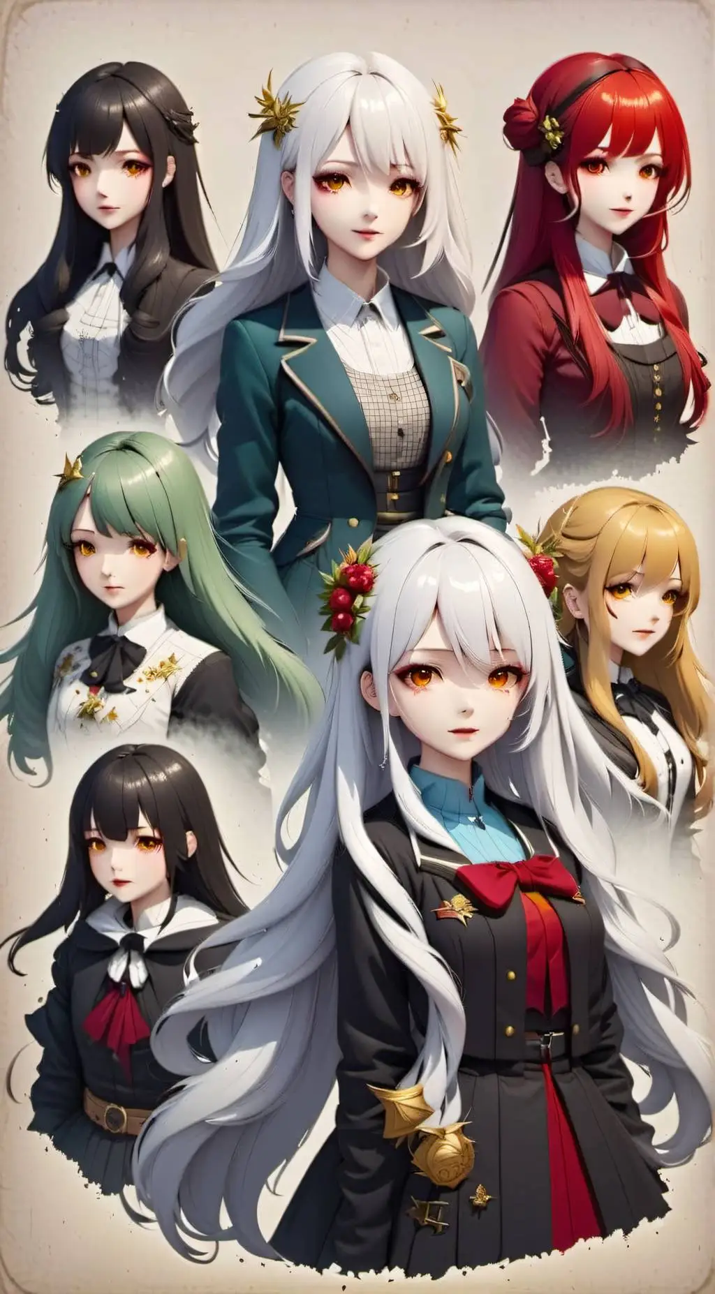 ai character: Vampire school background