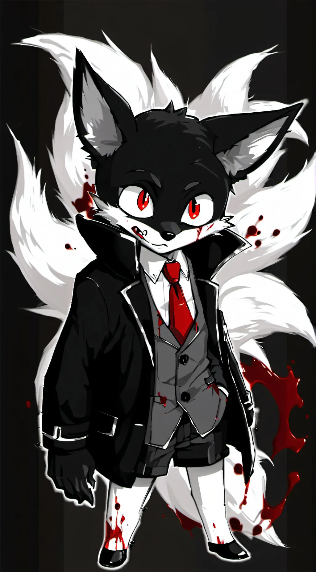 ai character: Tails.EXE background