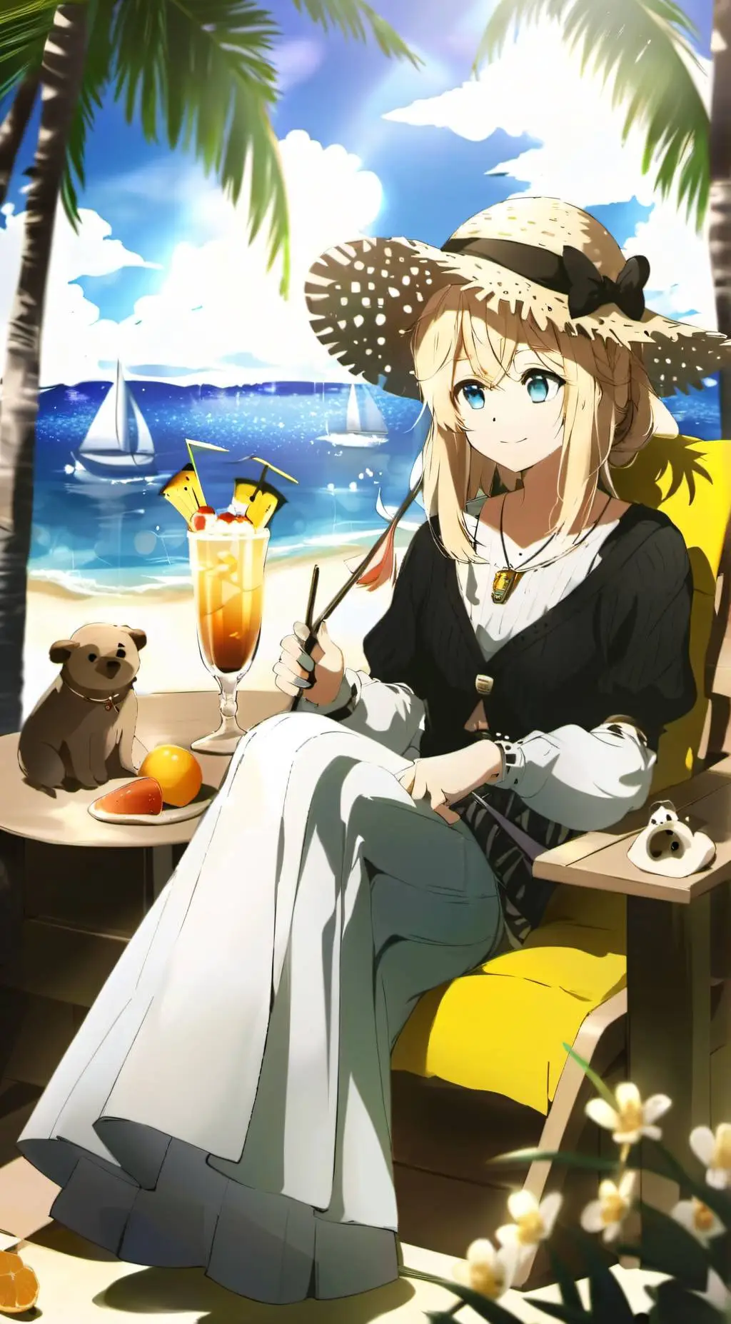 ai character: katie  background