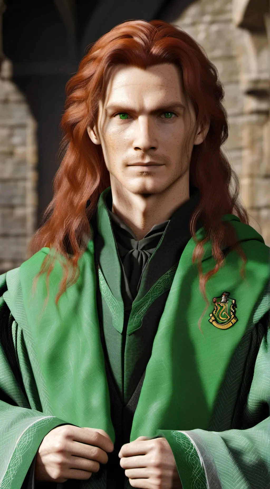 ai character: Prof. Judas  background