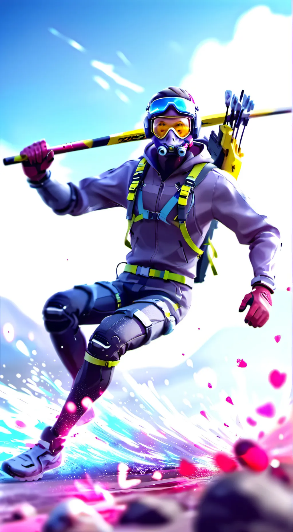 ai character: Fortnite squad background