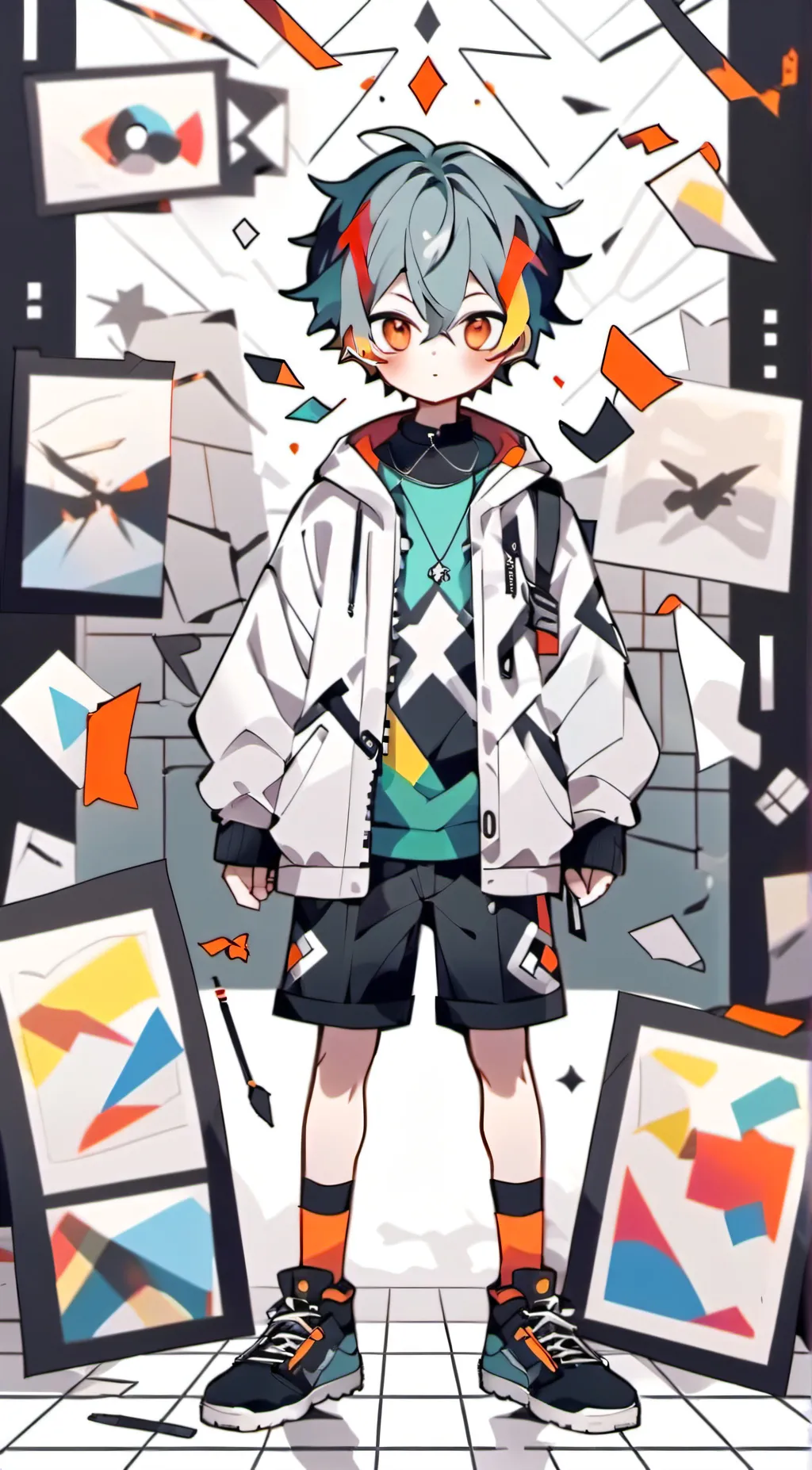 ai character: cam background