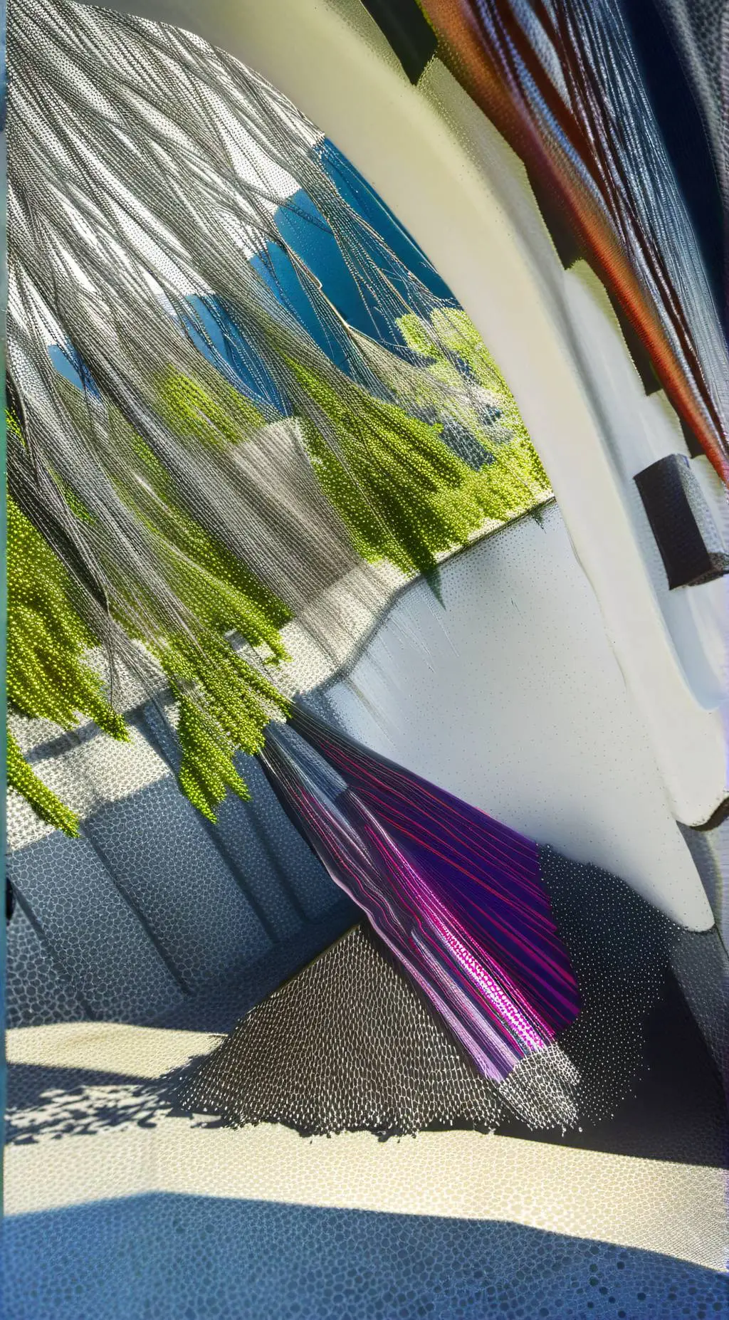 ai character: MHA Car crash background