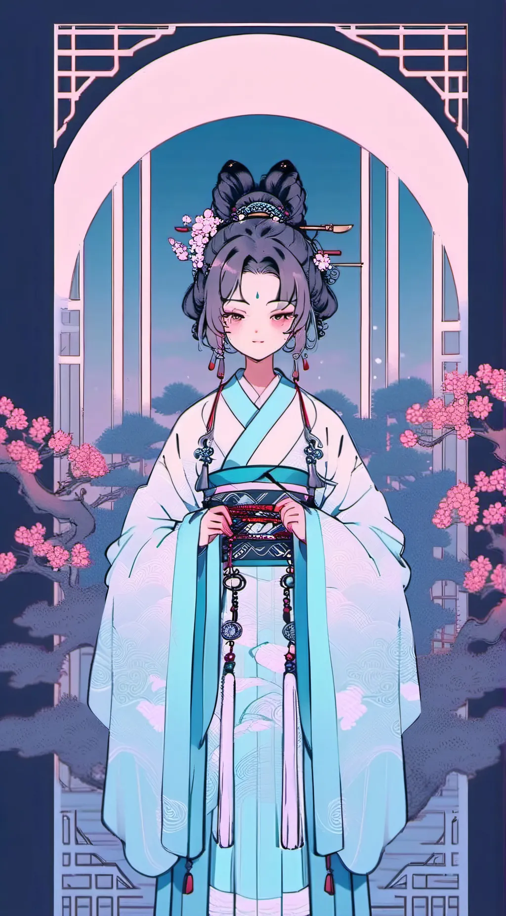 ai character: 任嘉伦 background