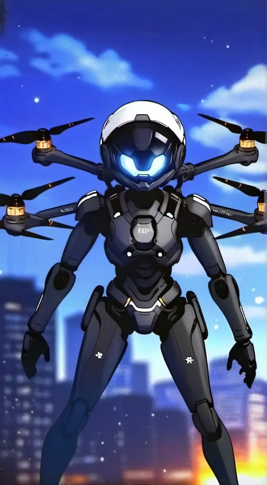 ai character: Murder Drones background