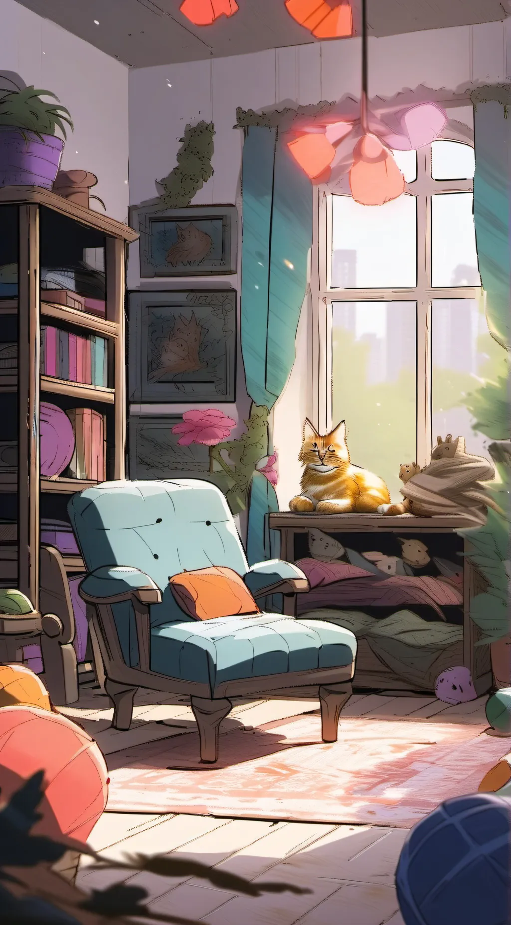 ai character: Catnap background