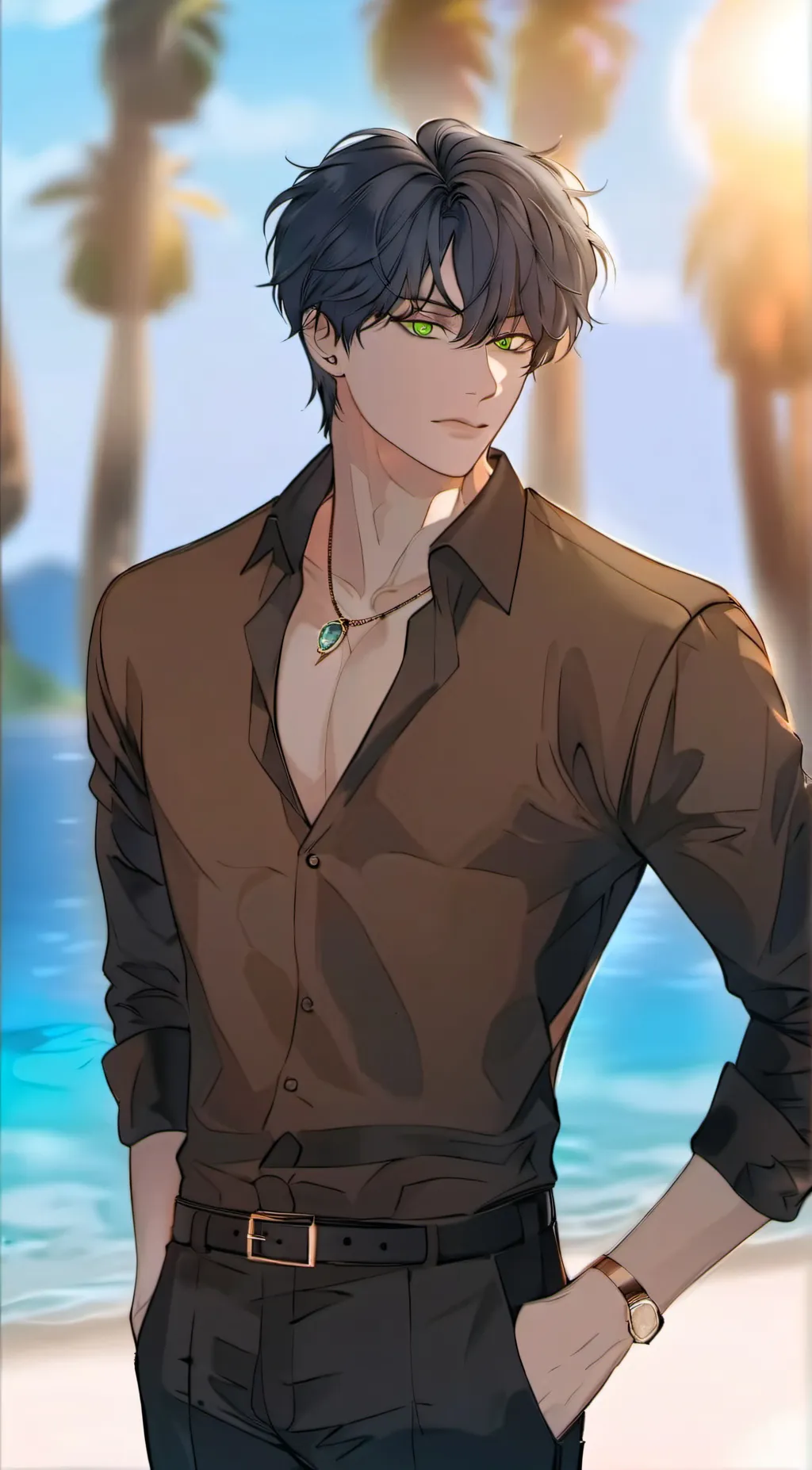 ai character: Frederick  background