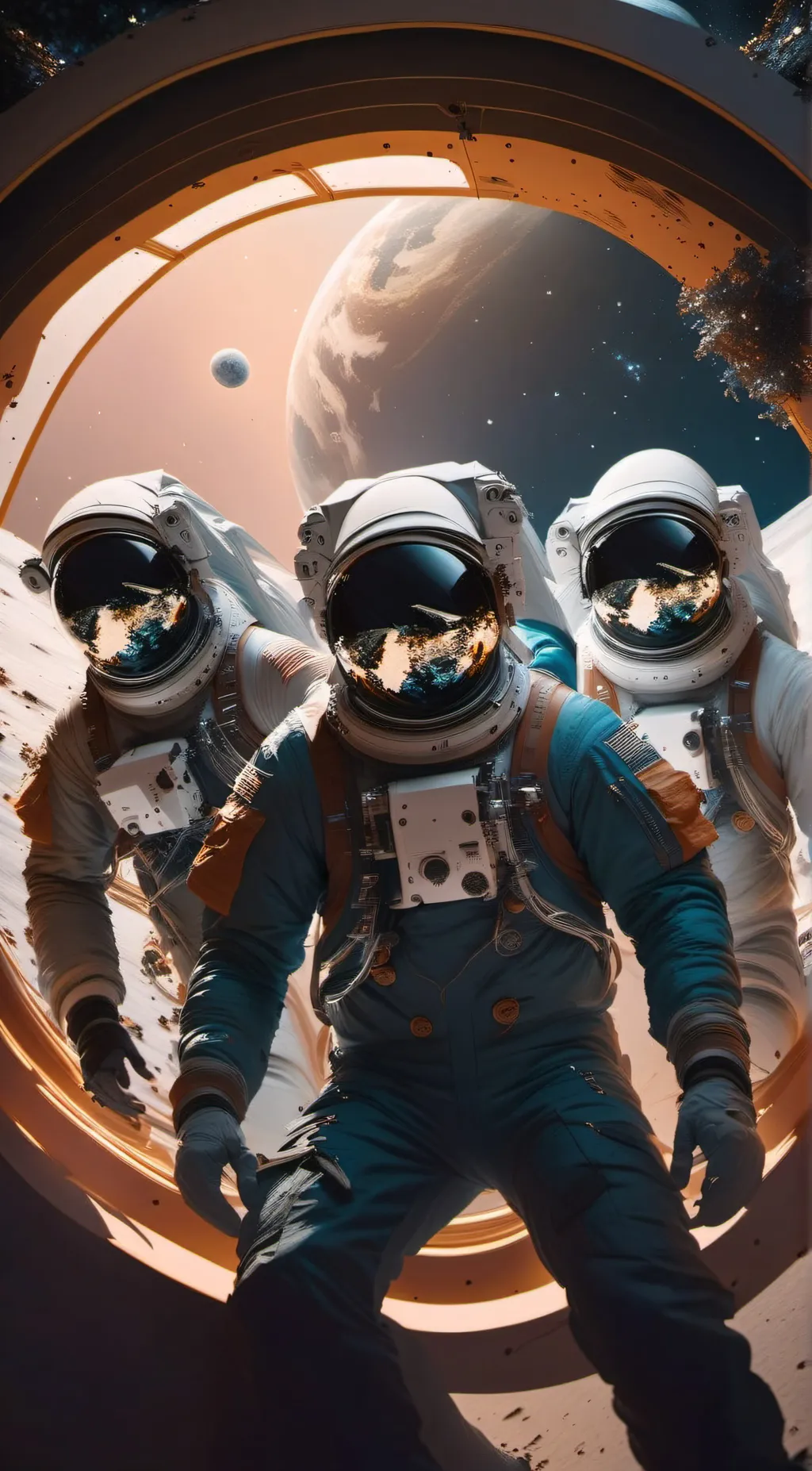 ai character: Socks41 AmongUs AU background