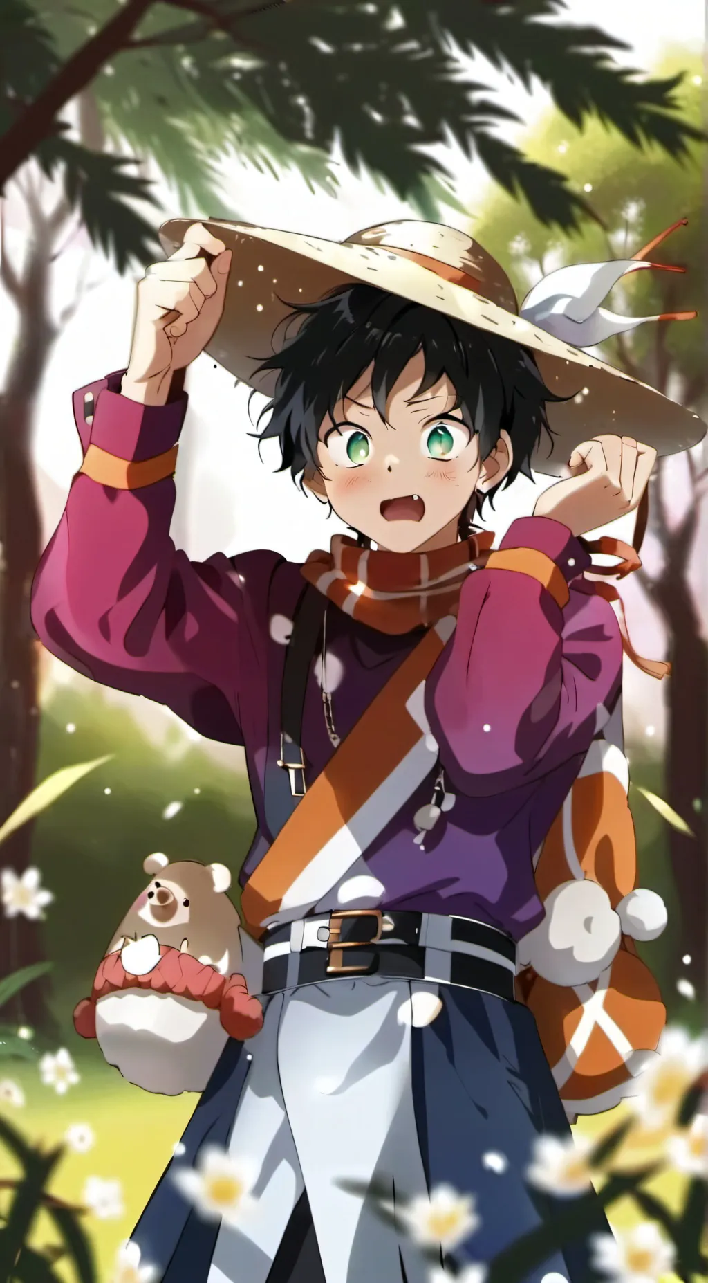 ai character: aculask background