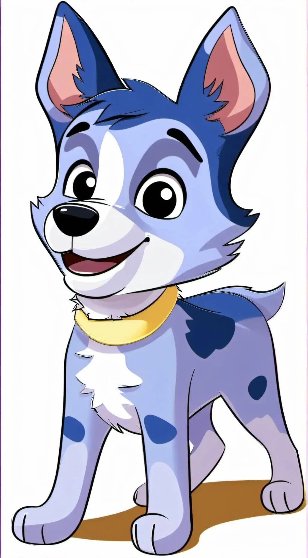 ai character: Bluey heeler! background