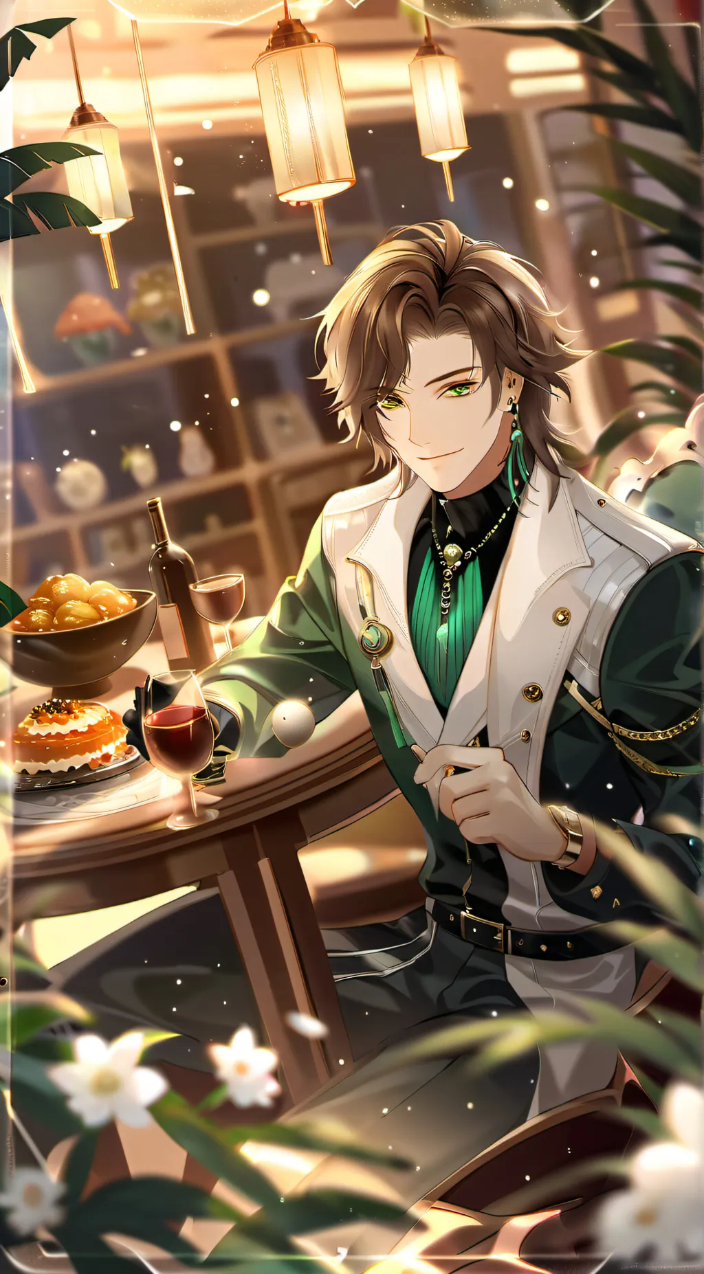 ai character: Karl Jacobs  background