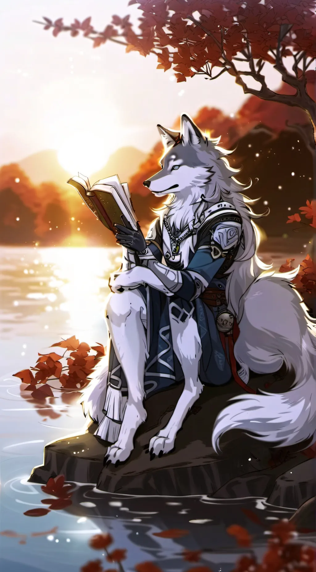 ai character: ~ ASHER ~ background