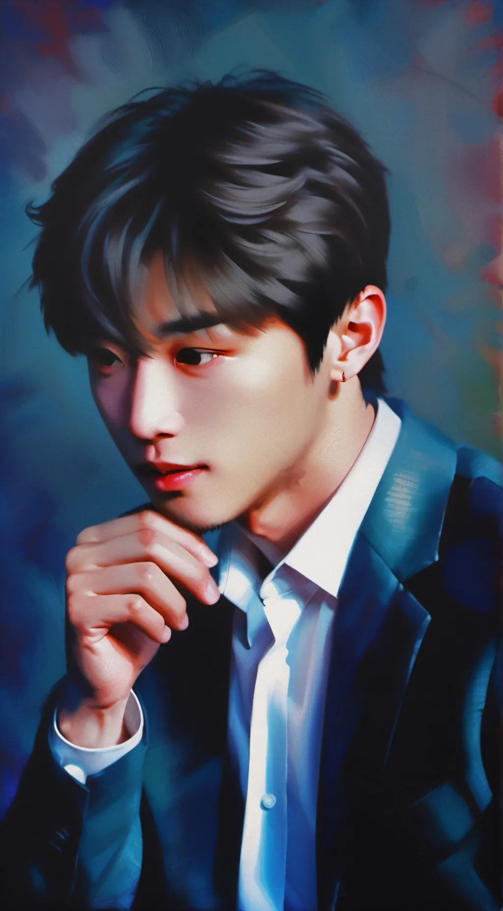 ai character: Park jimin background