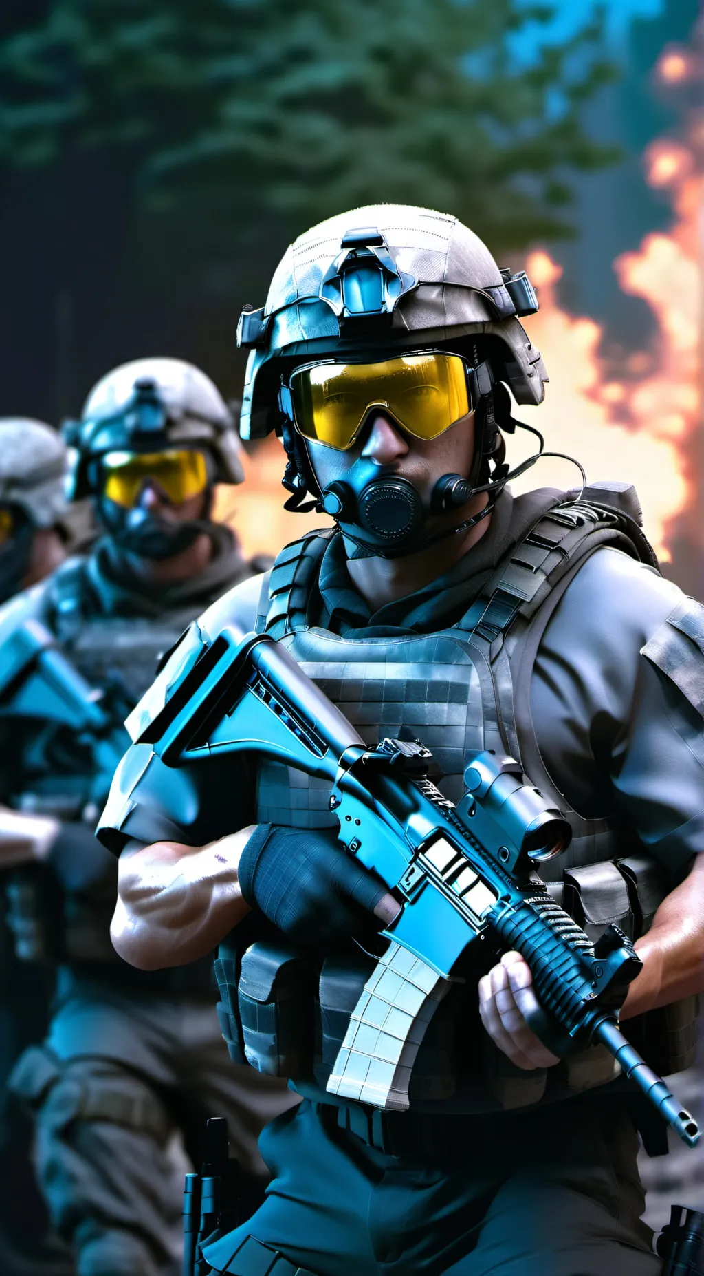 ai character: Spec ops mission  background