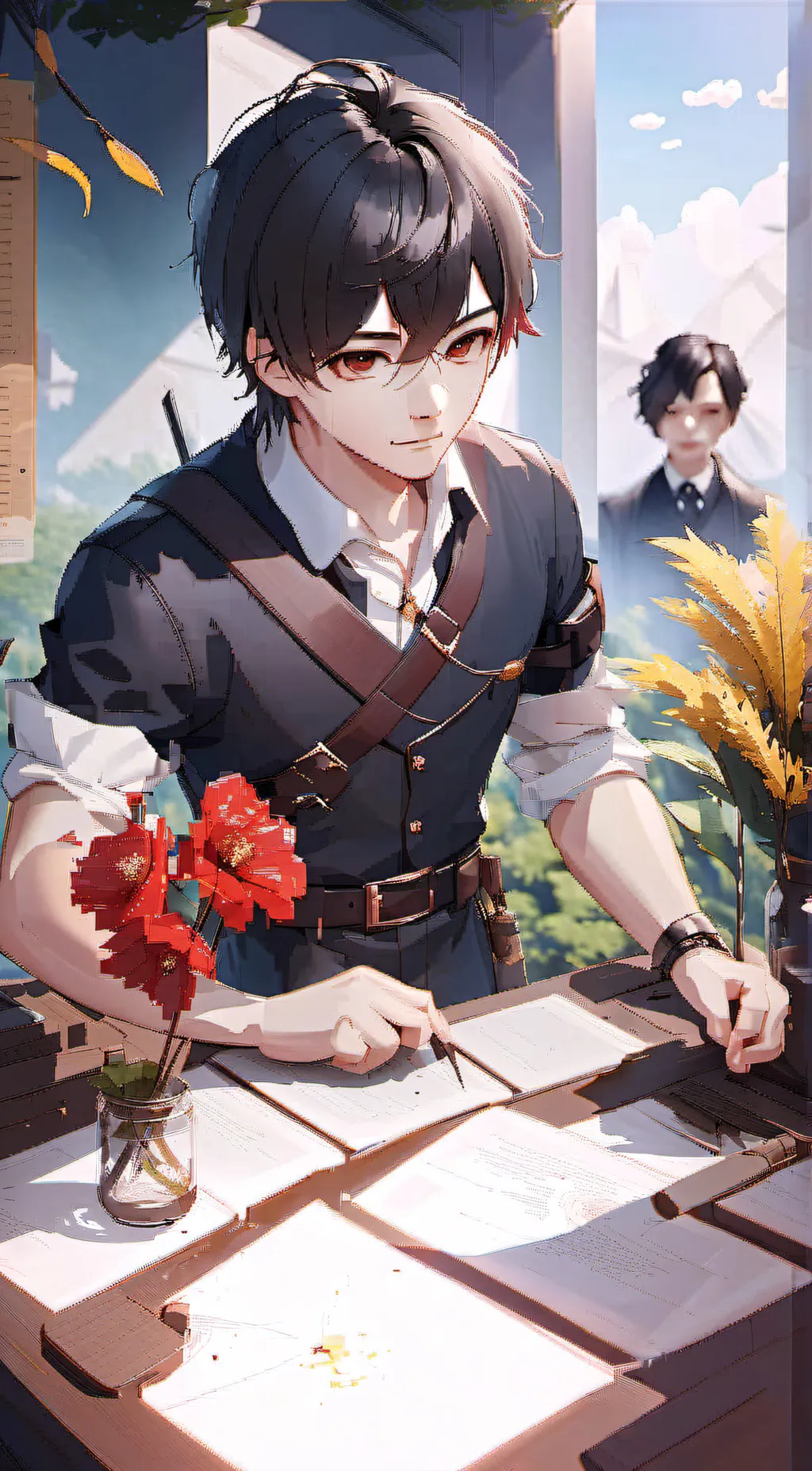 ai character: levi background