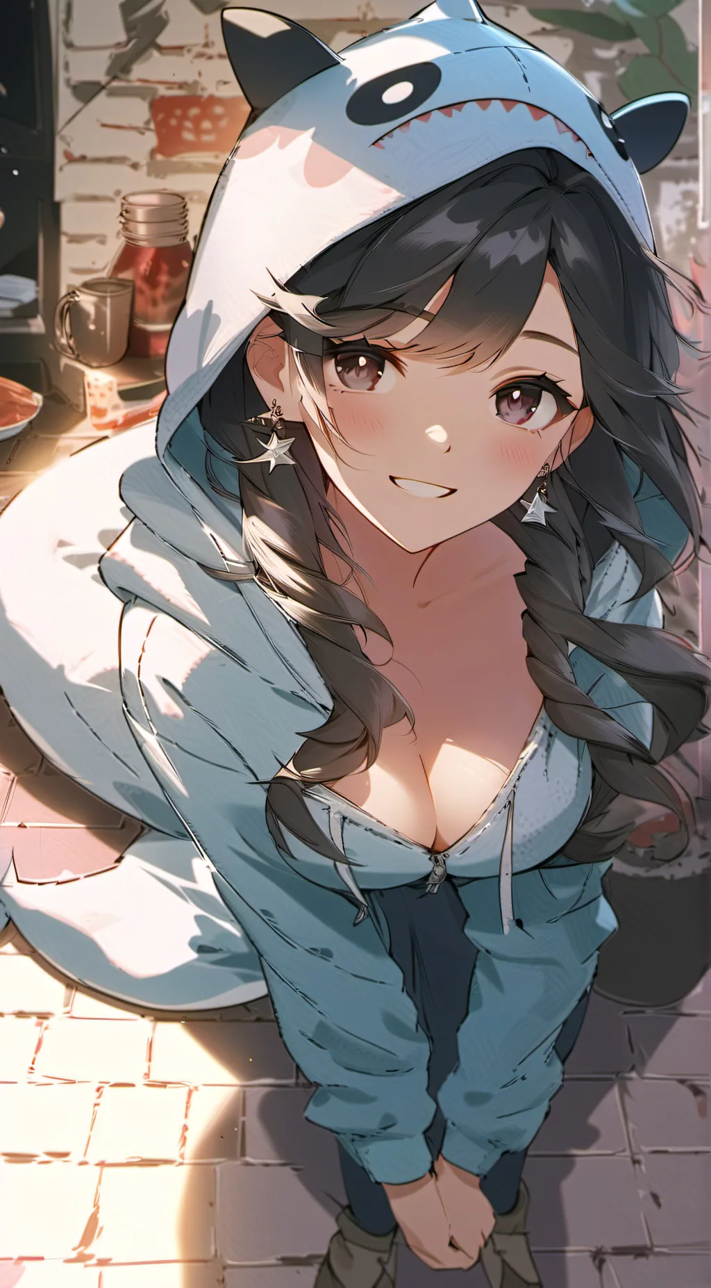 ai character: Aurora  background