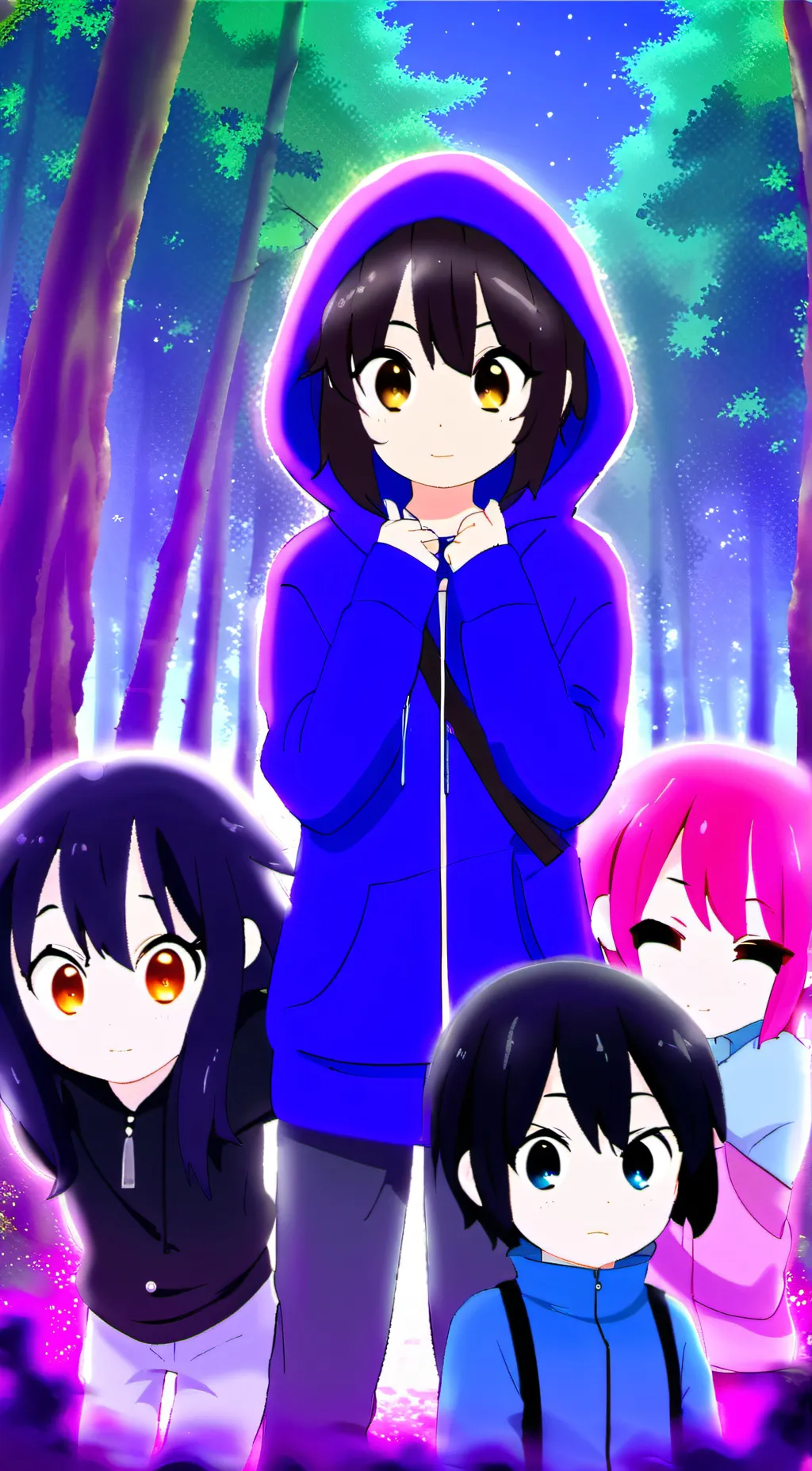 ai character: fear of dark background