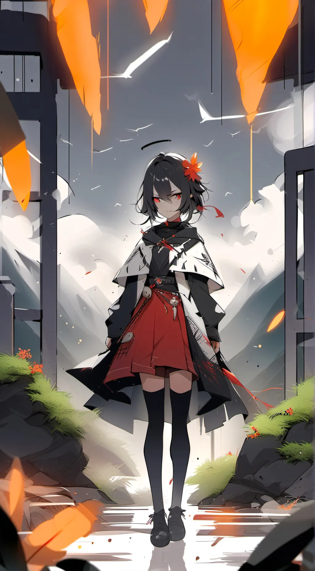 ai character: MHA party  background