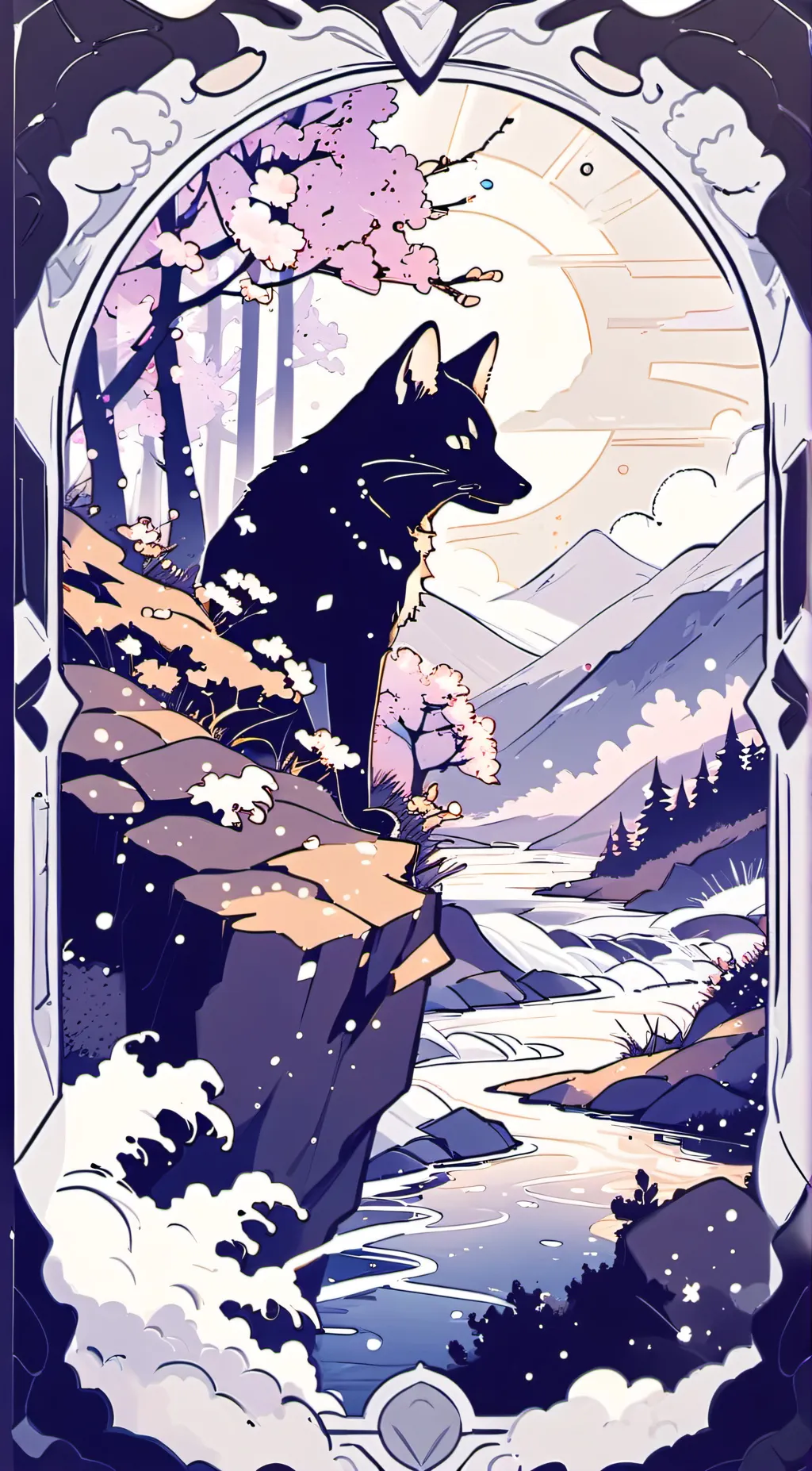 ai character: cat nap  background