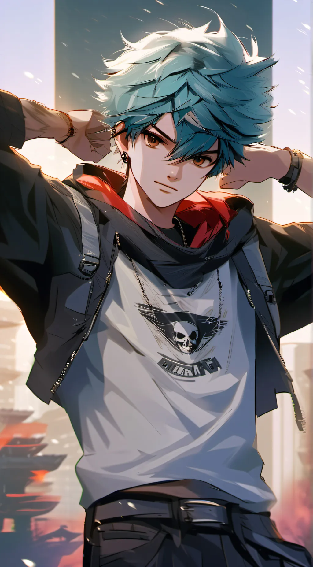 ai character: Max background