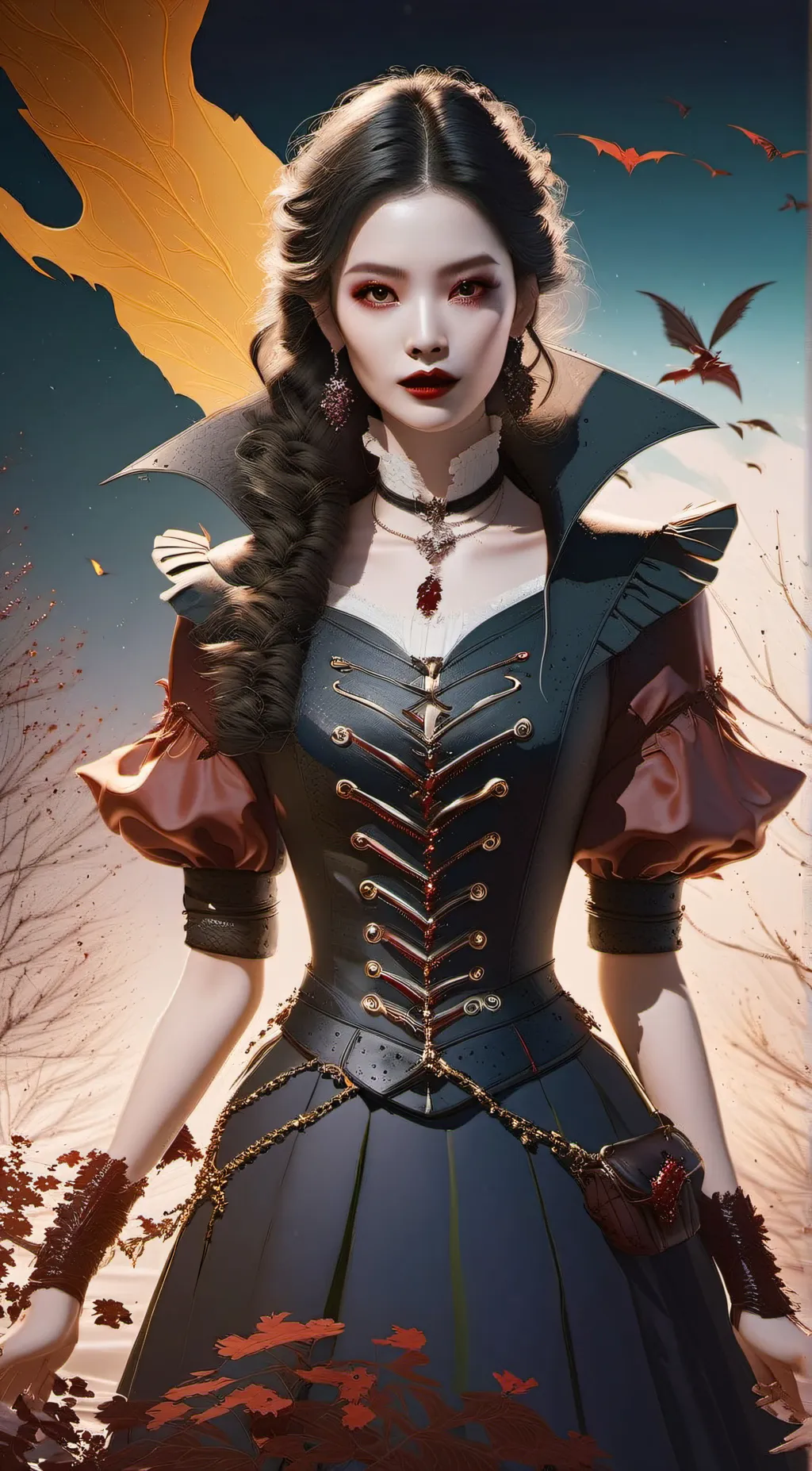 ai character: vampy background