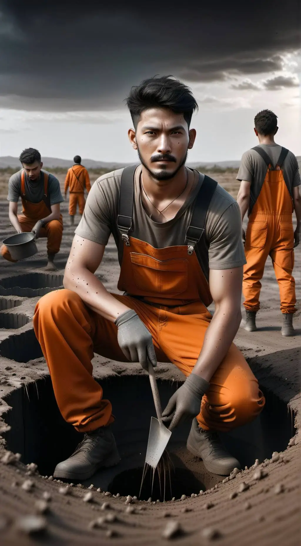 ai character: Holes background