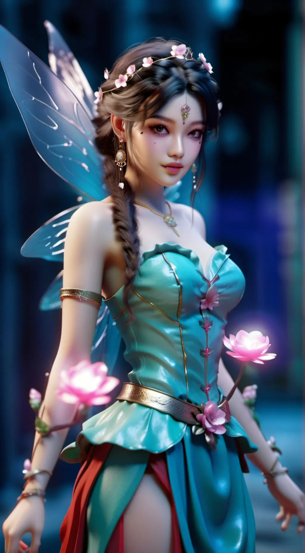 ai character: Fairy background