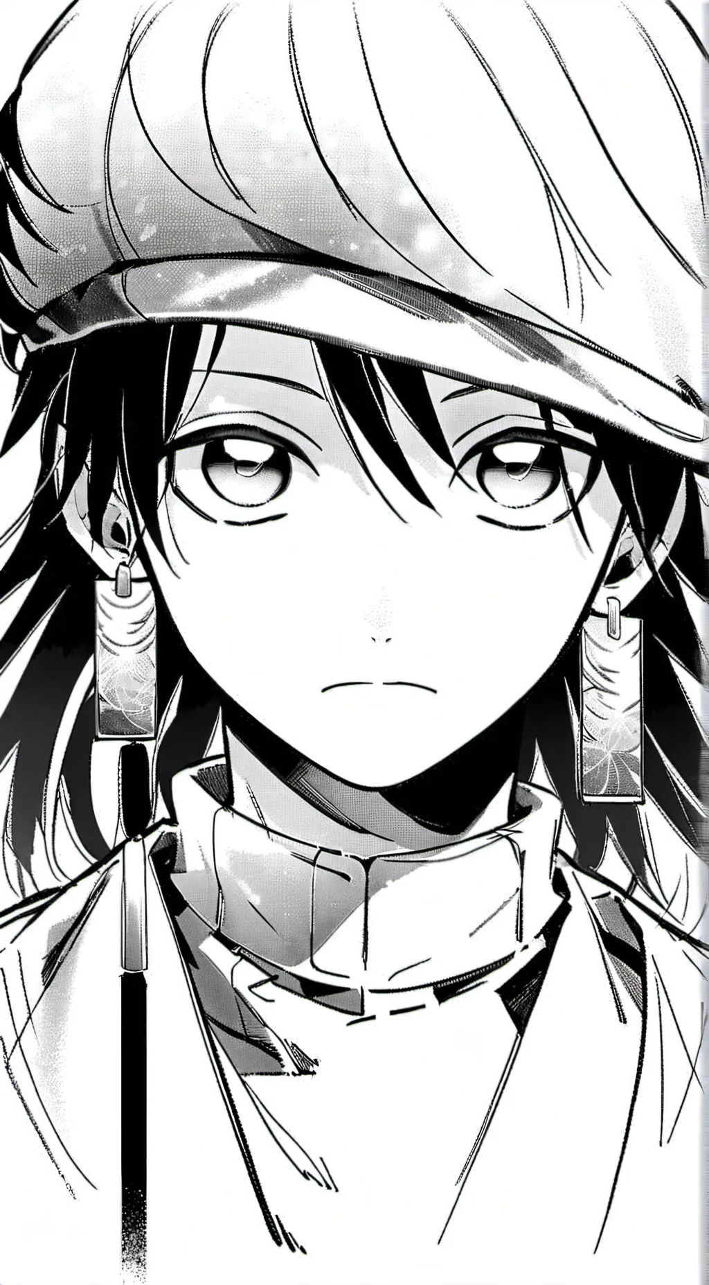 ai character: Ángel background