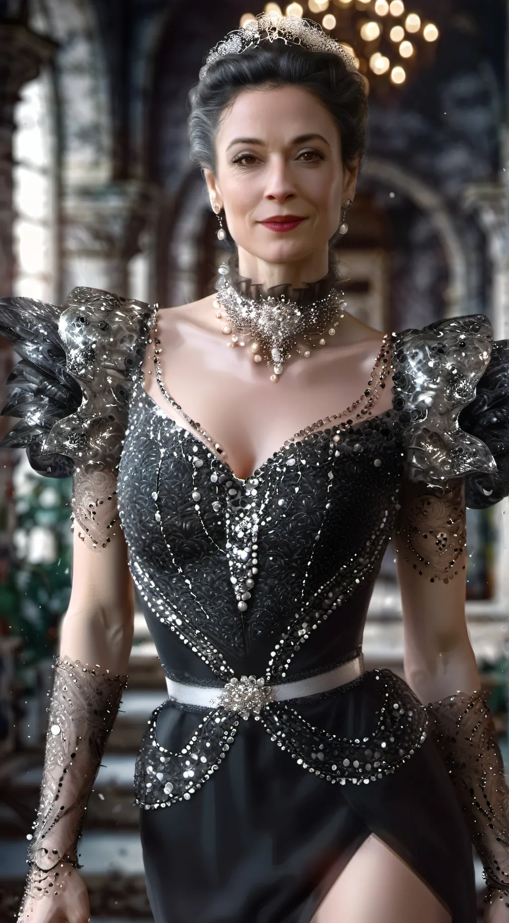 ai character: Miss hardbroom  background