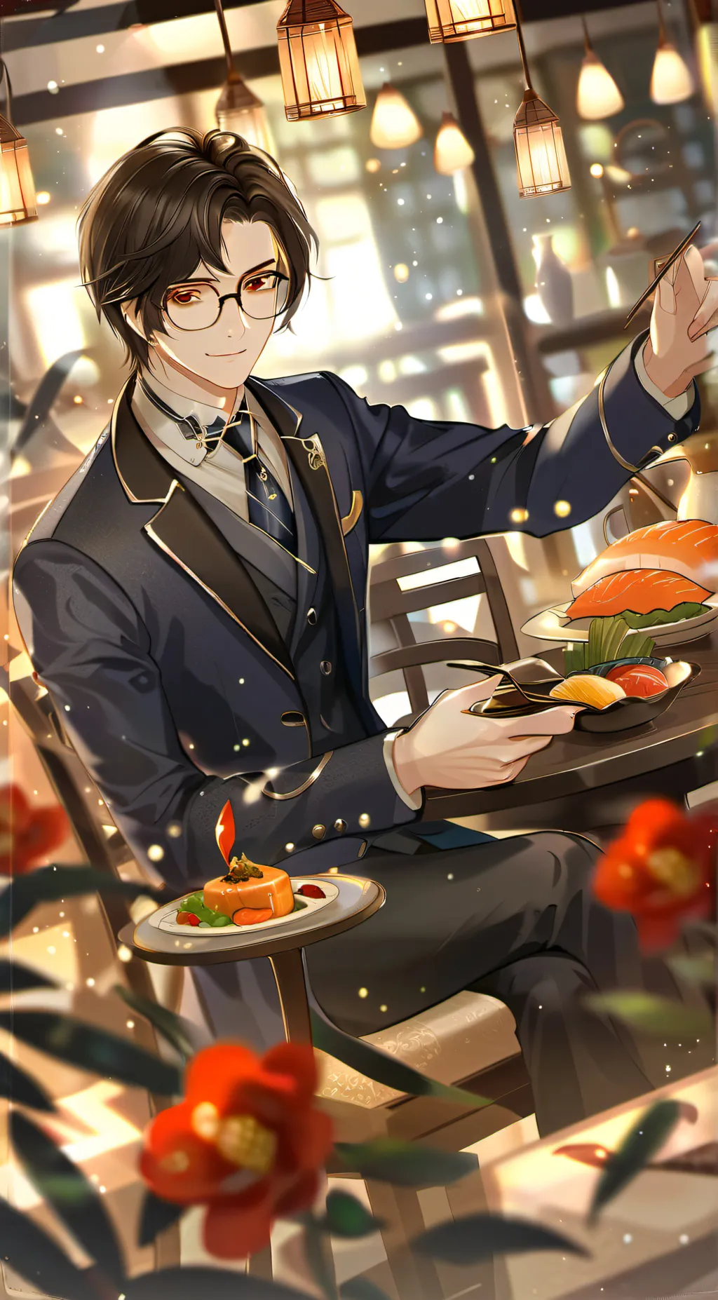 ai character: SPENCER background