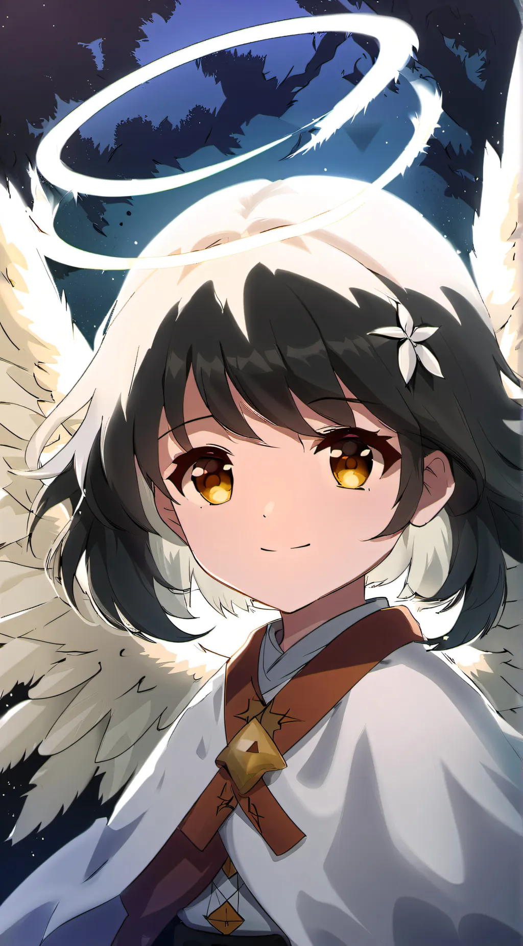 ai character: angel background