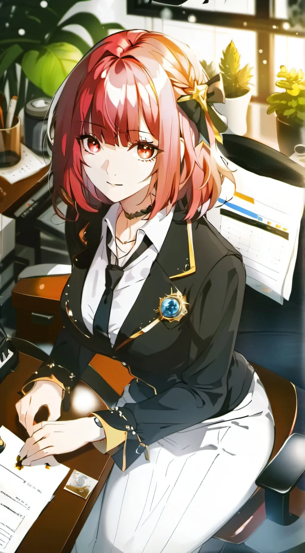 ai character: mother  background