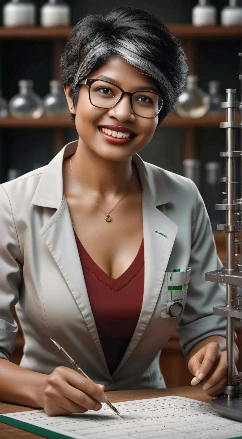 ai character: Sangeeta Banerjee background