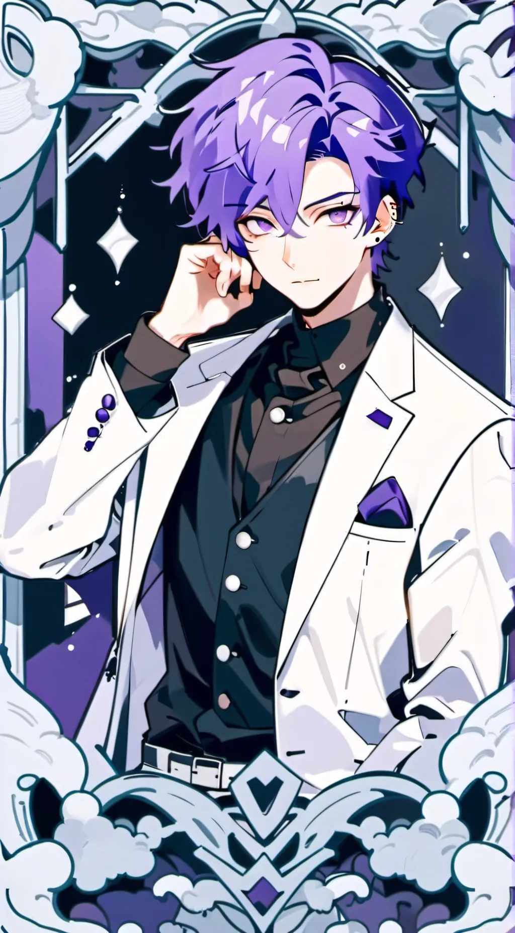 ai character: Leo background