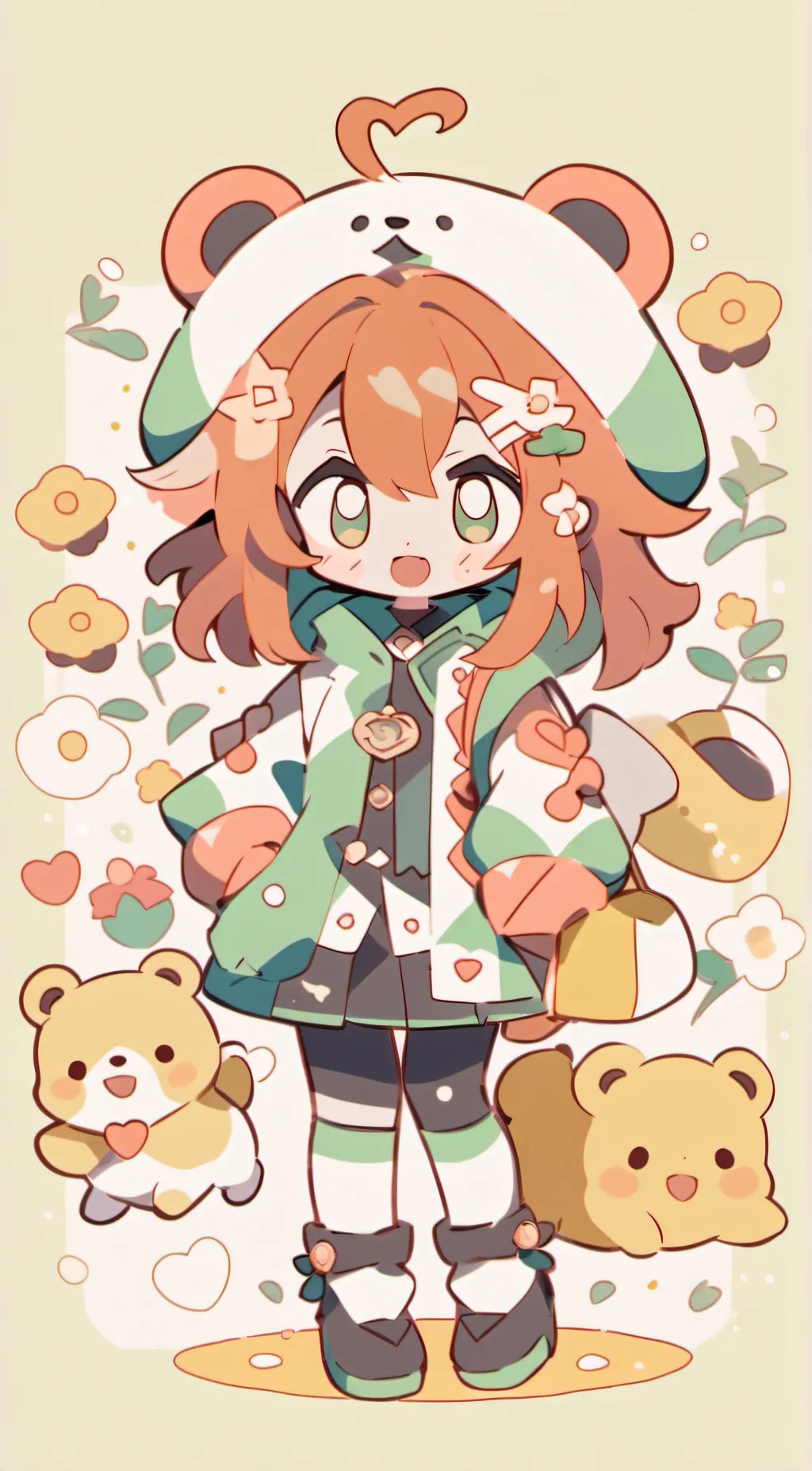 ai character: Talking Ginger  background